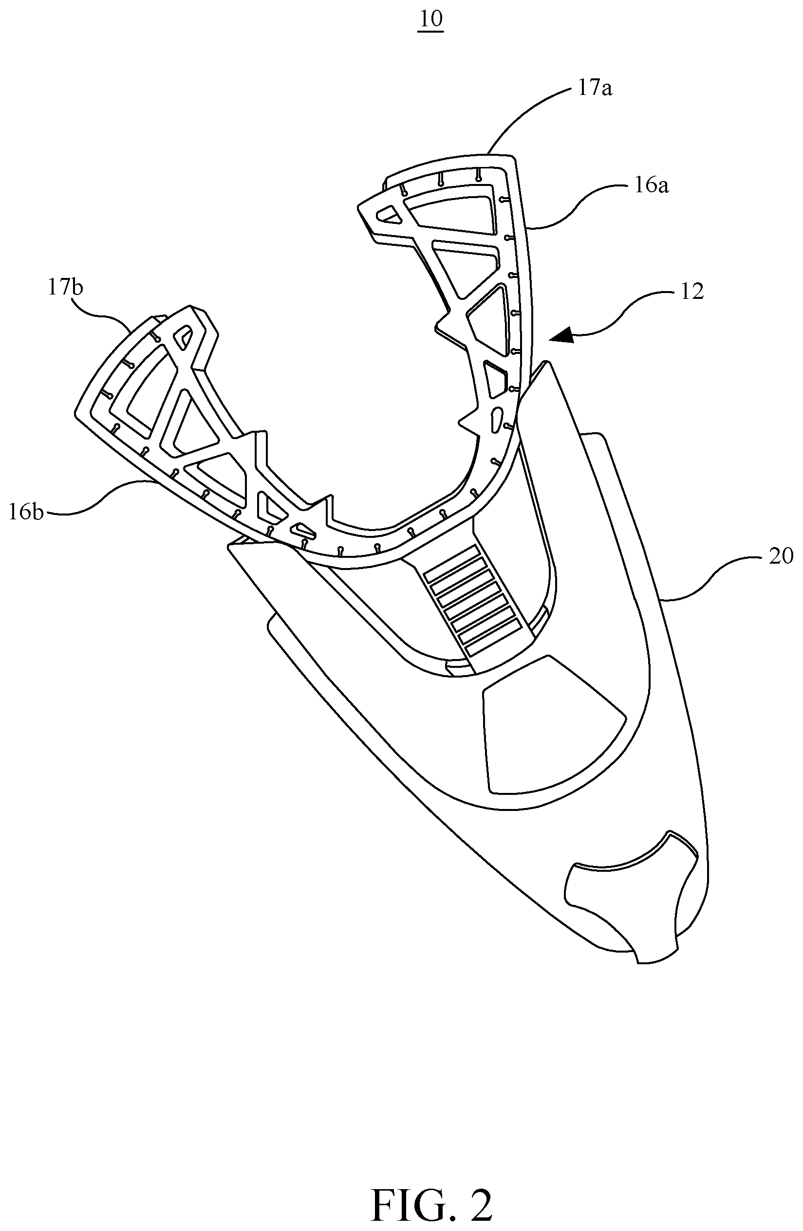 Patent US12403567 Figure 2 – Dual-function grip-mount device