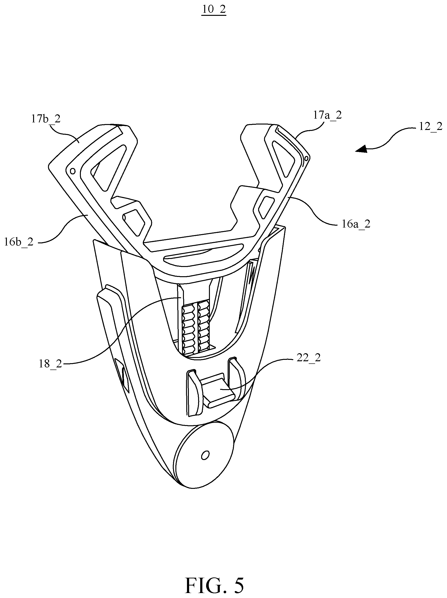 Patent US12403567 Figure 5 – Dual-function grip-mount device