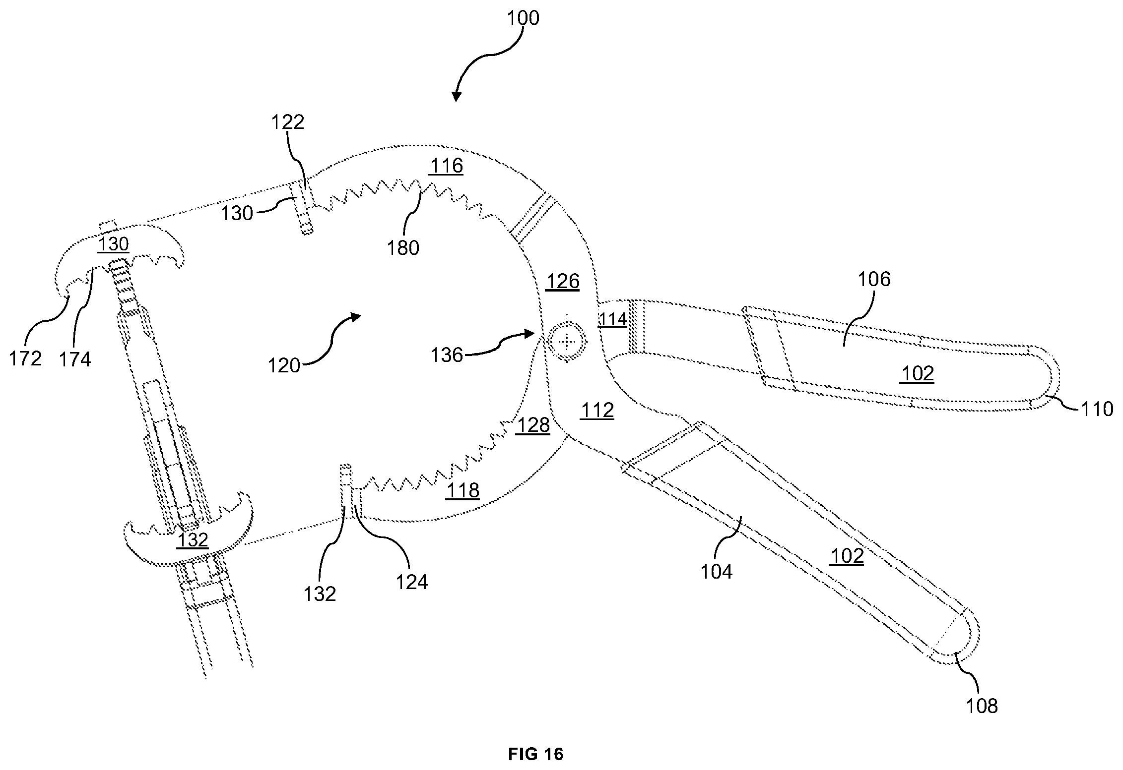 Patent US12403572 Figure 14 – Oil filter removal tool