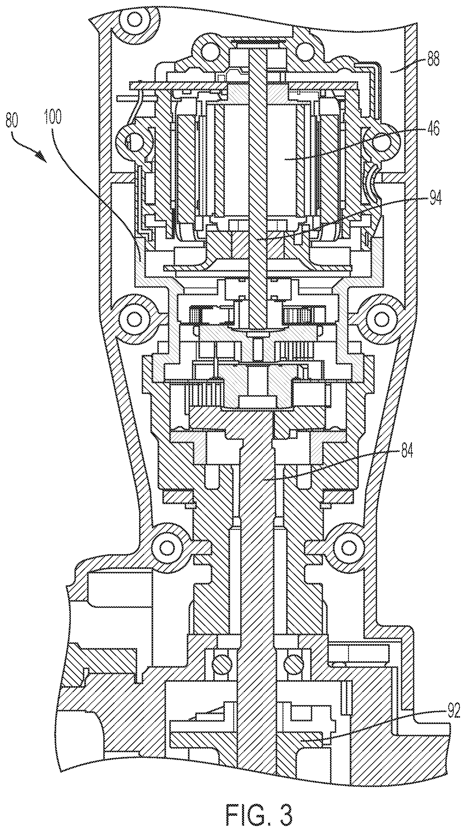 Patent US12403575 Figure 3 – Gas spring-powered fastener driver with pressure mechanism