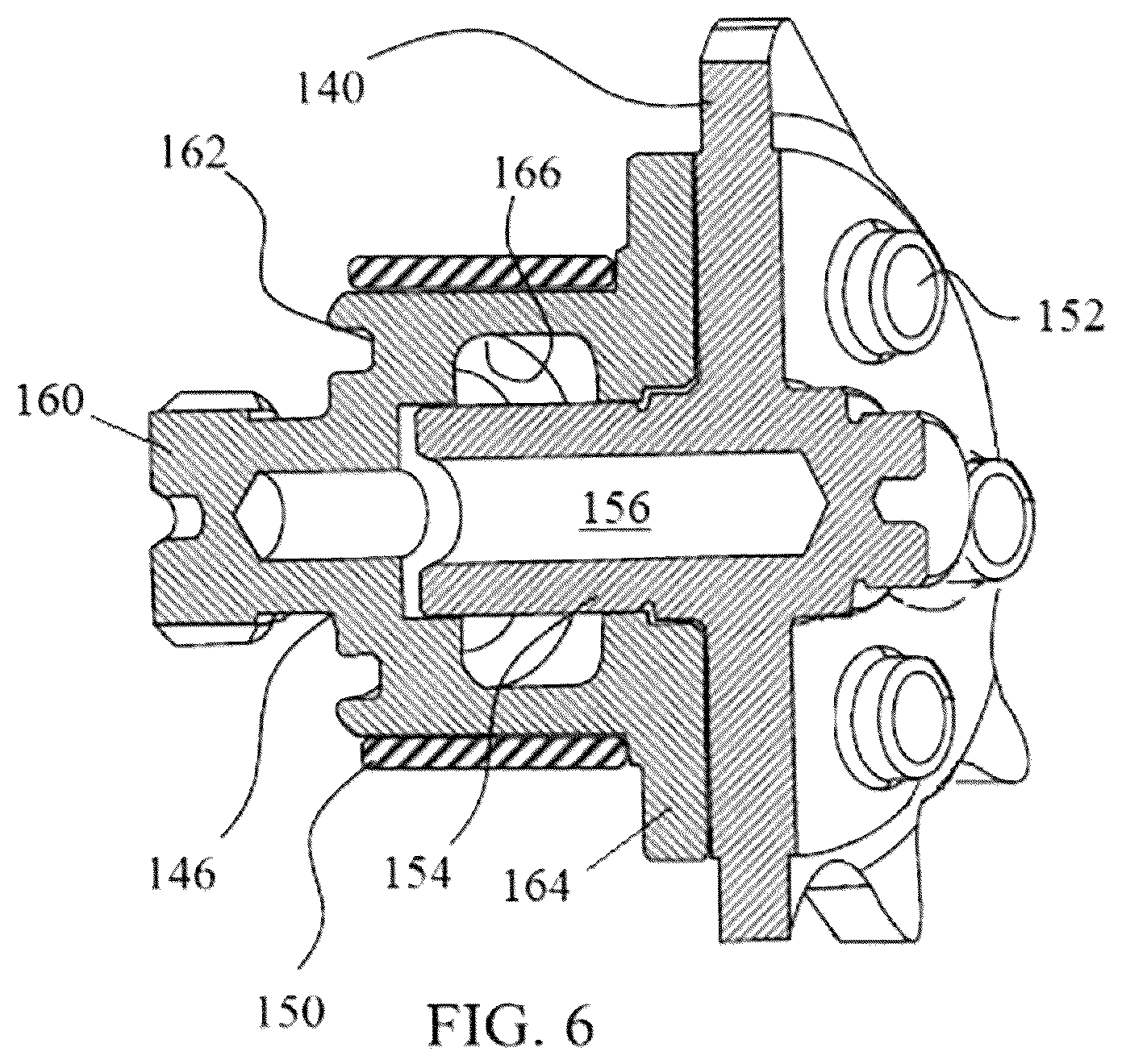 Patent US12403576 Figure 4 – Jam shock relief mechanism for gas spring fastening tool