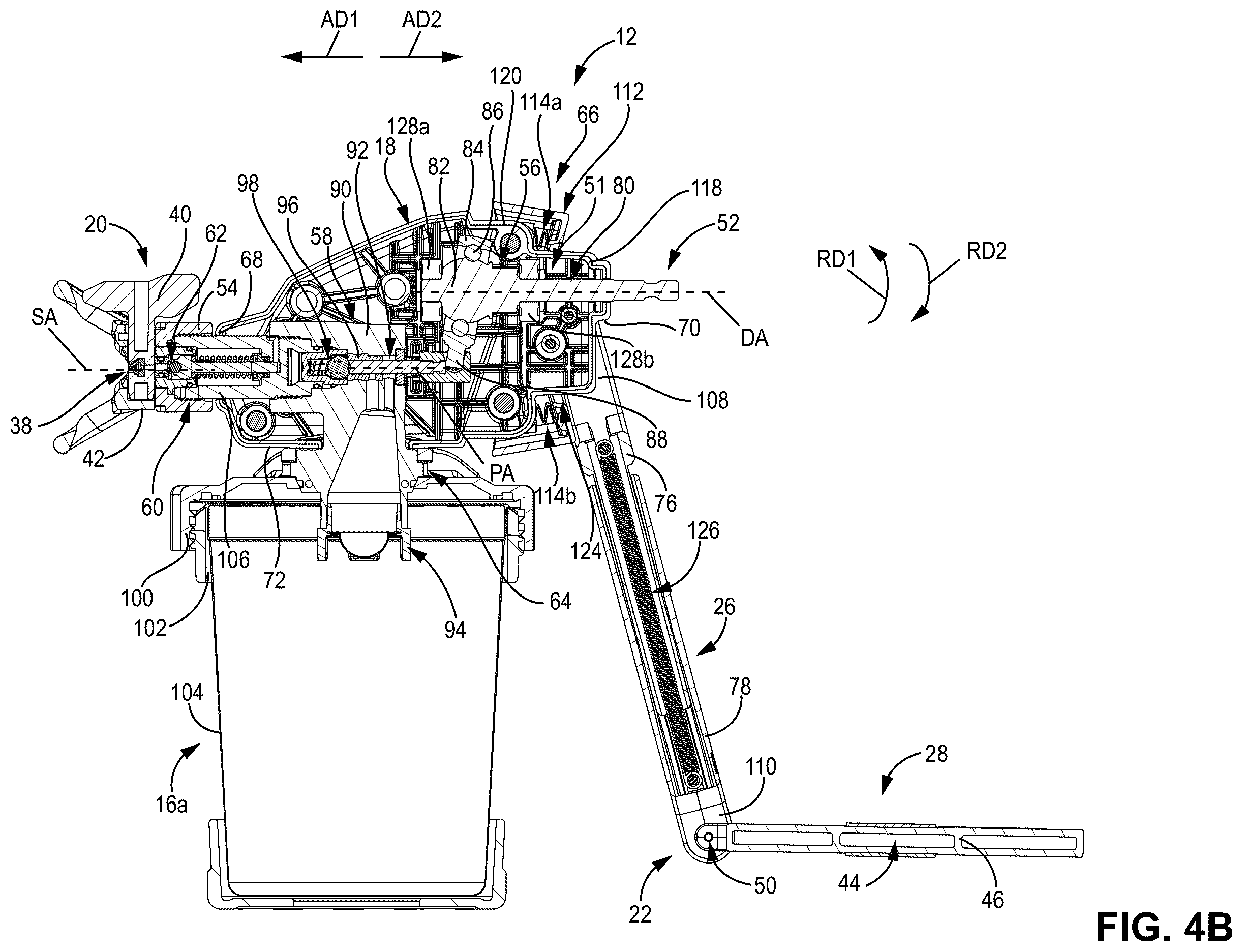 Patent US12403579 Figure 6 – Power tool attachment