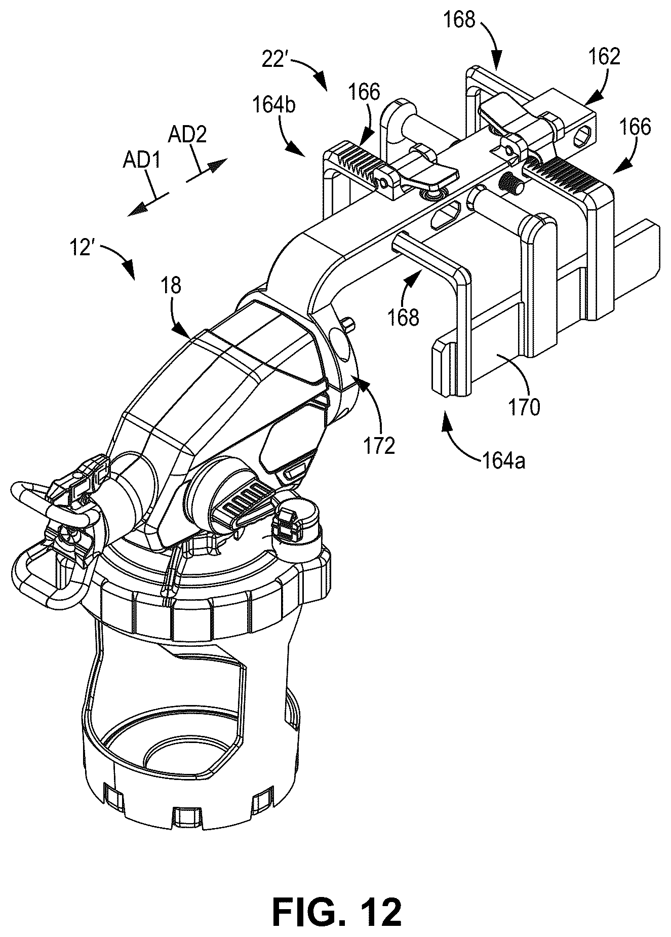 Patent US12403579 Figure 16 – Power tool attachment