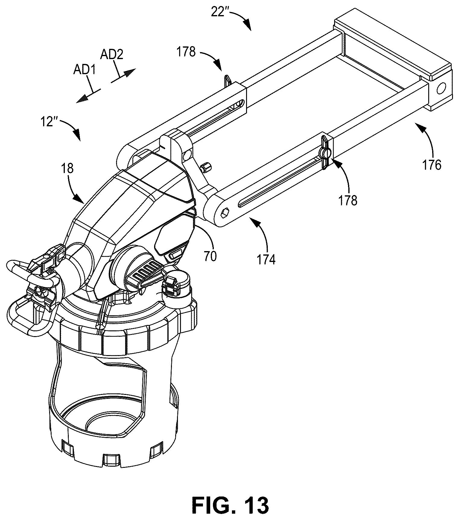 Patent US12403579 Figure 17 – Power tool attachment