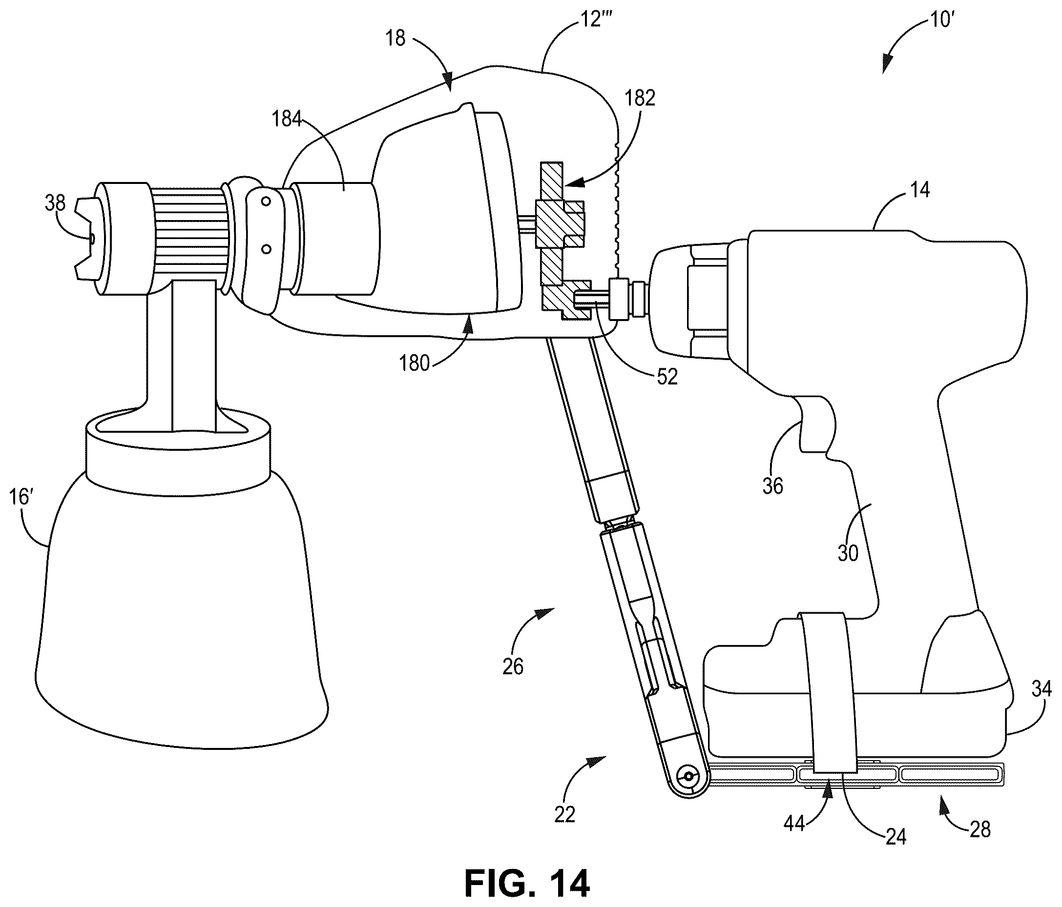 Patent US12403579 Figure 18 – Power tool attachment