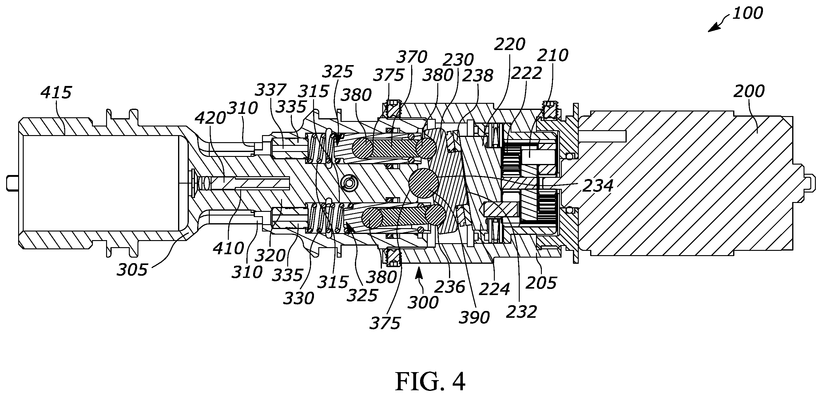 Patent US12403580 Figure 5 – Member for adjusting force application in reciprocating assembly