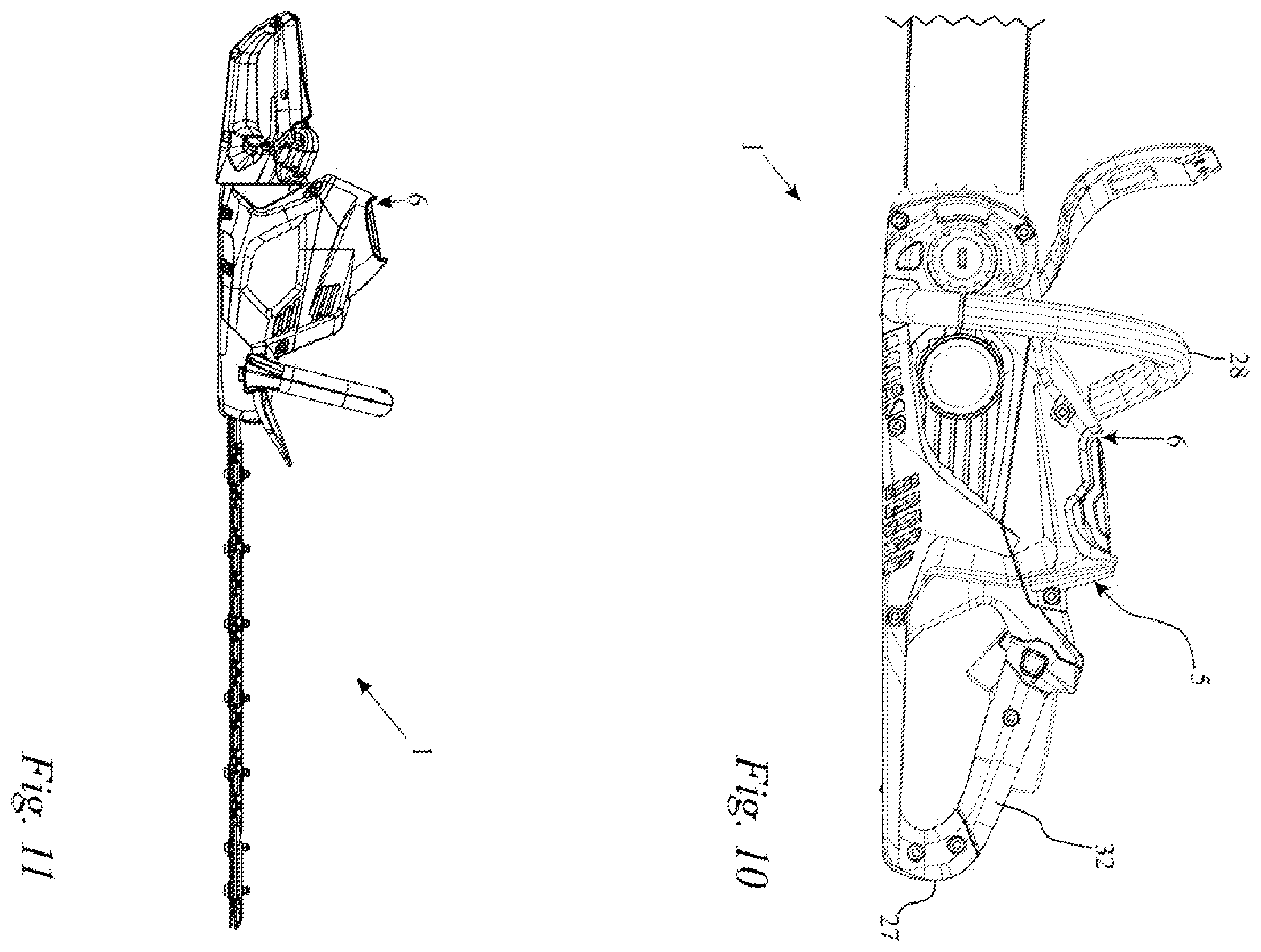 Patent US12403581 Figure 7 – Handheld work apparatus which is portable in use