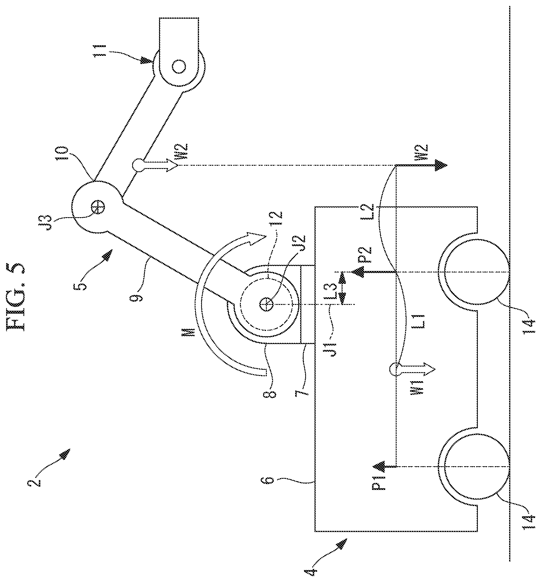 Patent US12403585 Figure 5 – Robot system