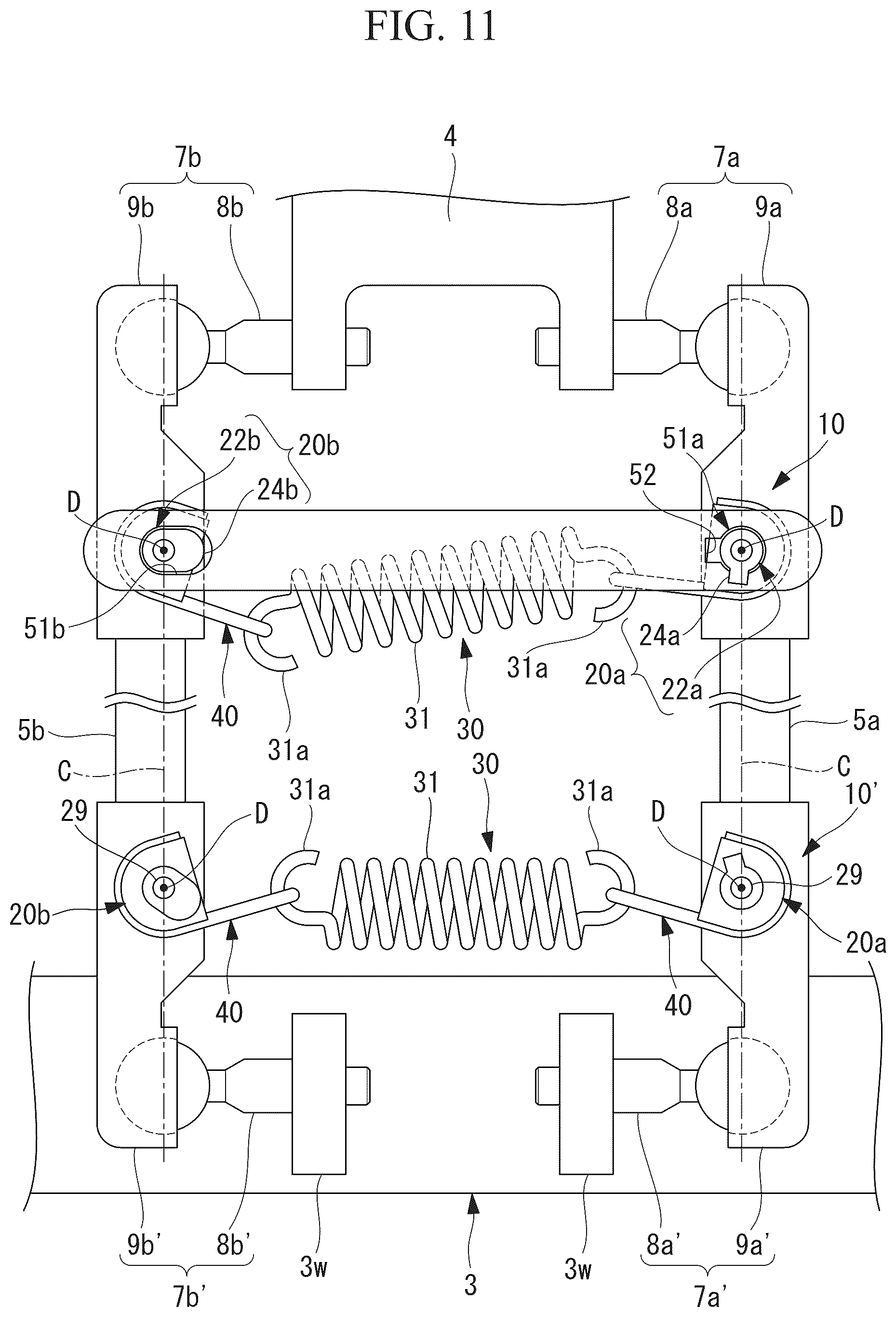Patent US12403586 Figure 10 – Connection structure and parallel link robot