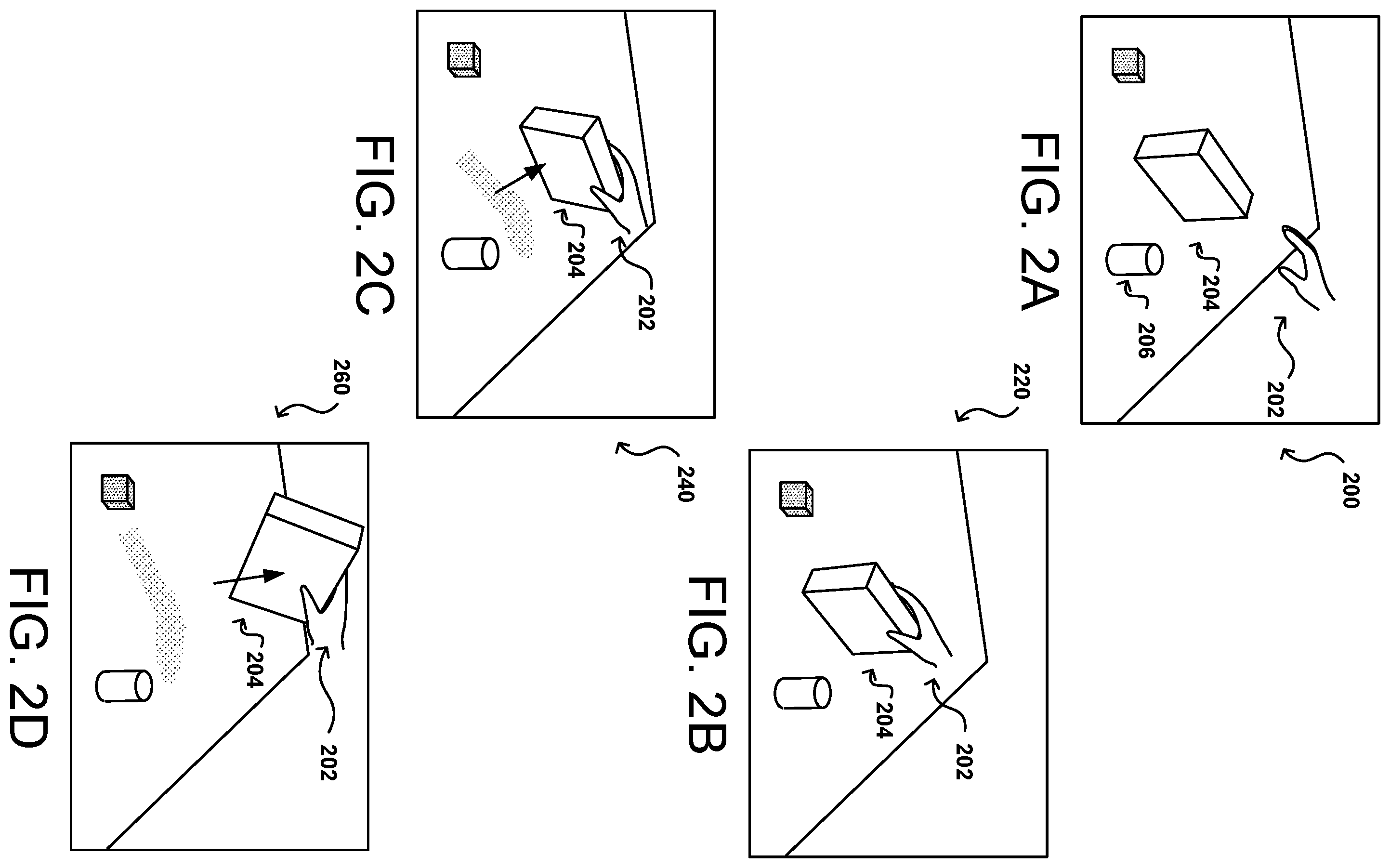 Patent US12403589 Figure 2 – Simulating physical interactions for automated systems