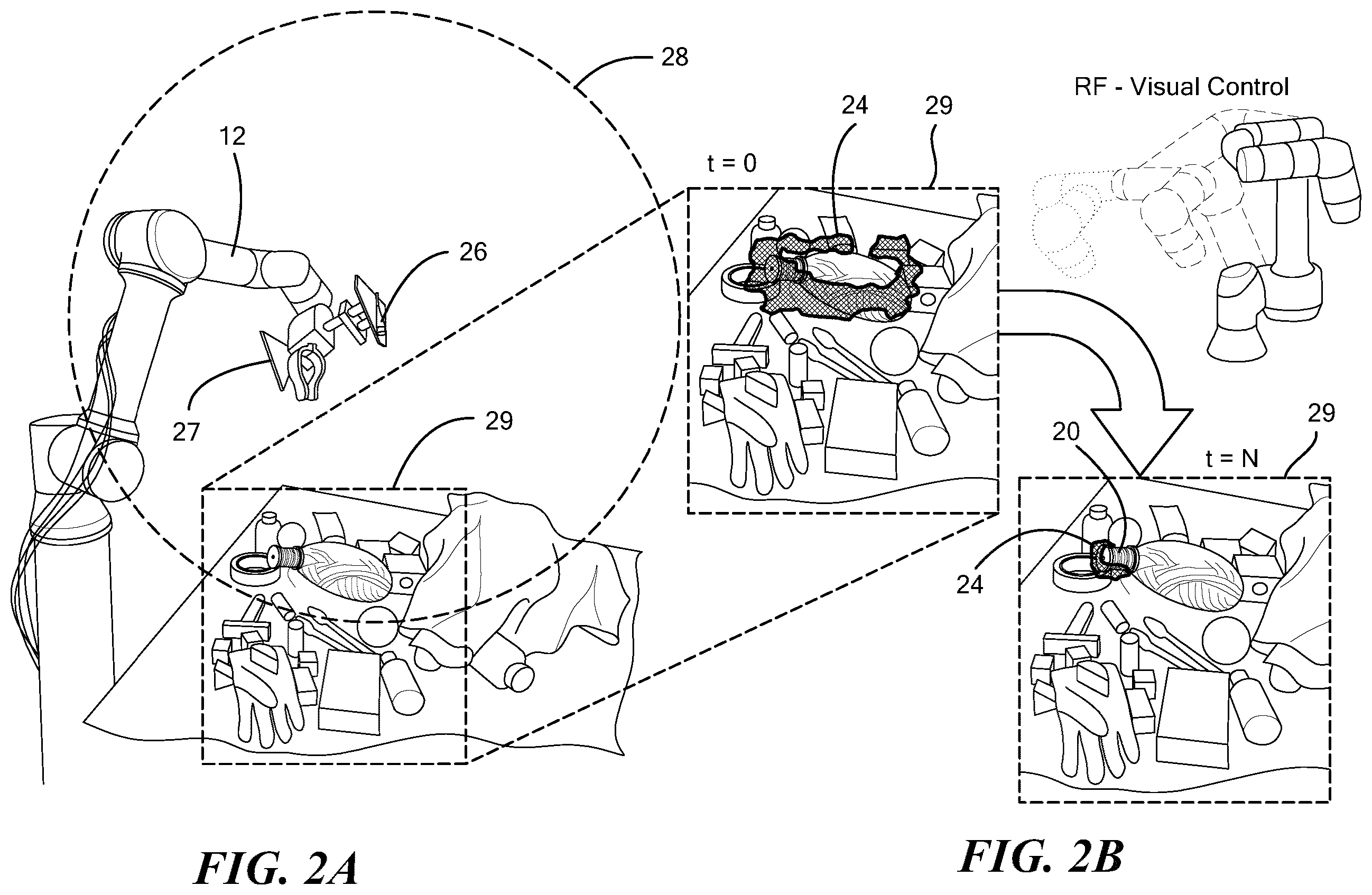 Patent US12403590 Figure 2 – Robotic grasping via RF-visual sensing and learning