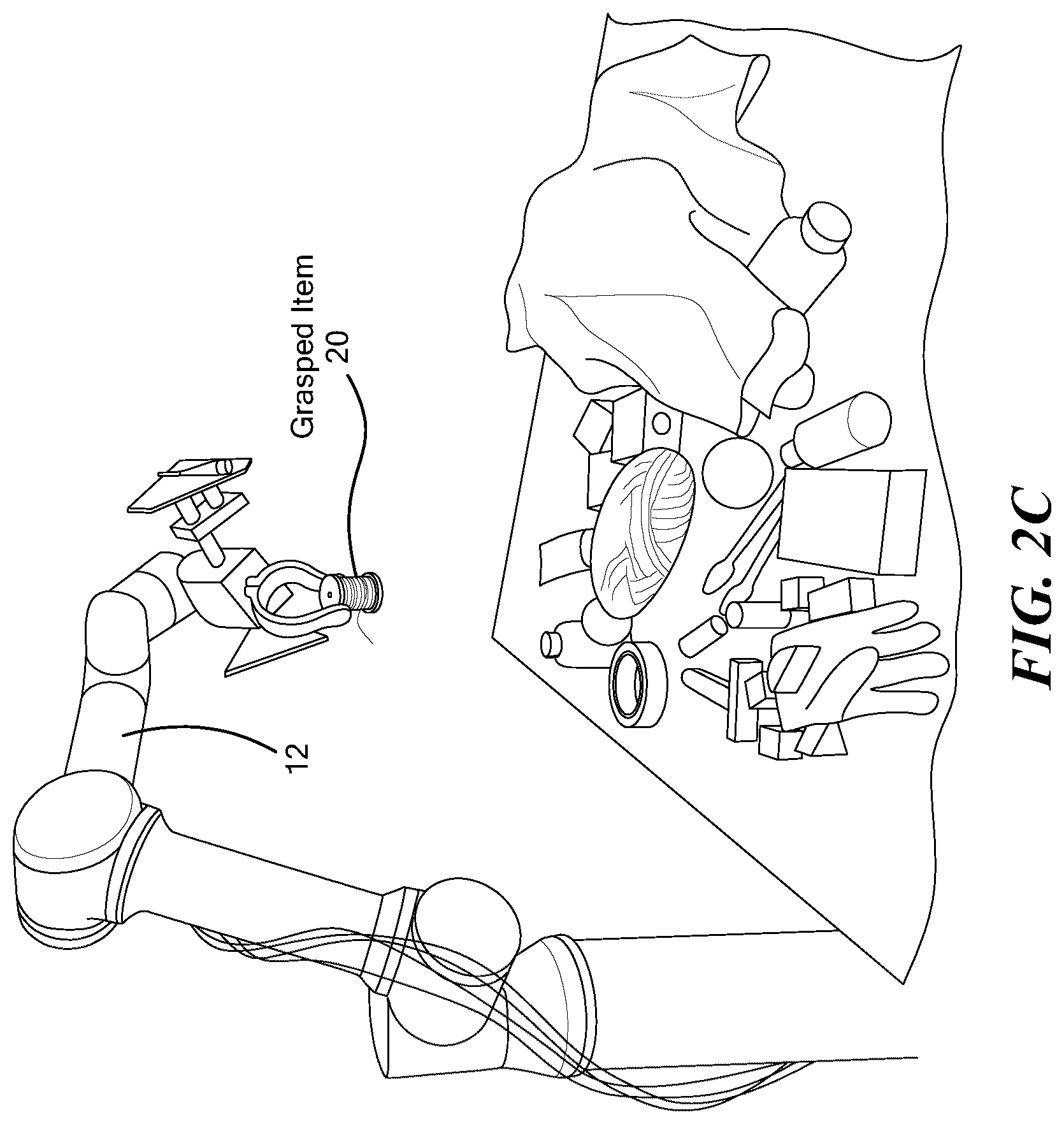 Patent US12403590 Figure 3 – Robotic grasping via RF-visual sensing and learning