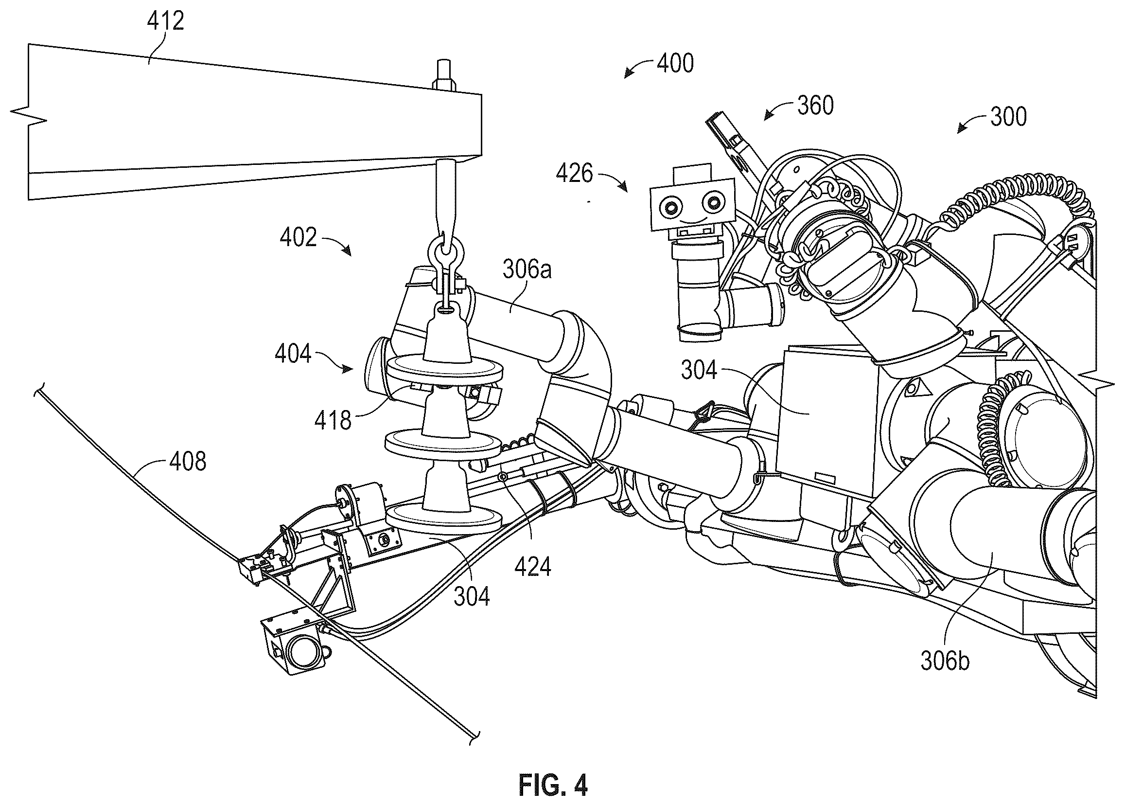 Patent US12403597 Figure 4 – Intuitive virtual reality interface for controlling robots