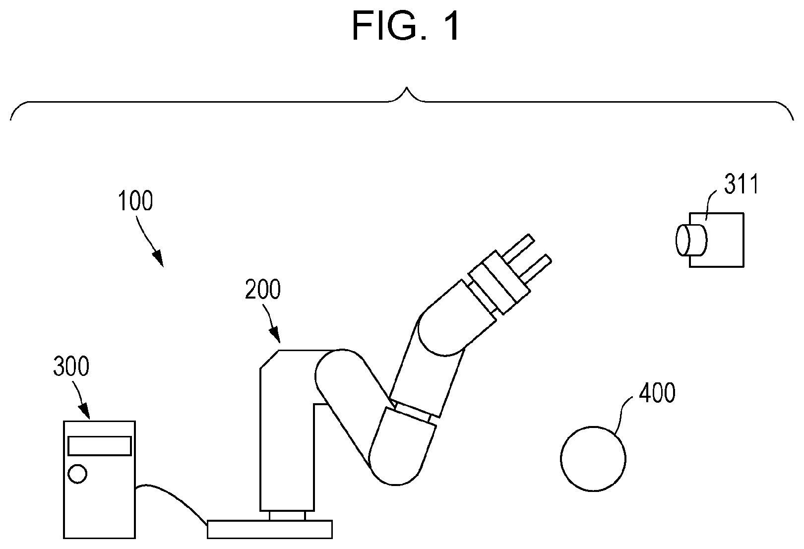 Patent US12403598 — System, manufacturing method, controlling method, program, and recording medium — Figure 1