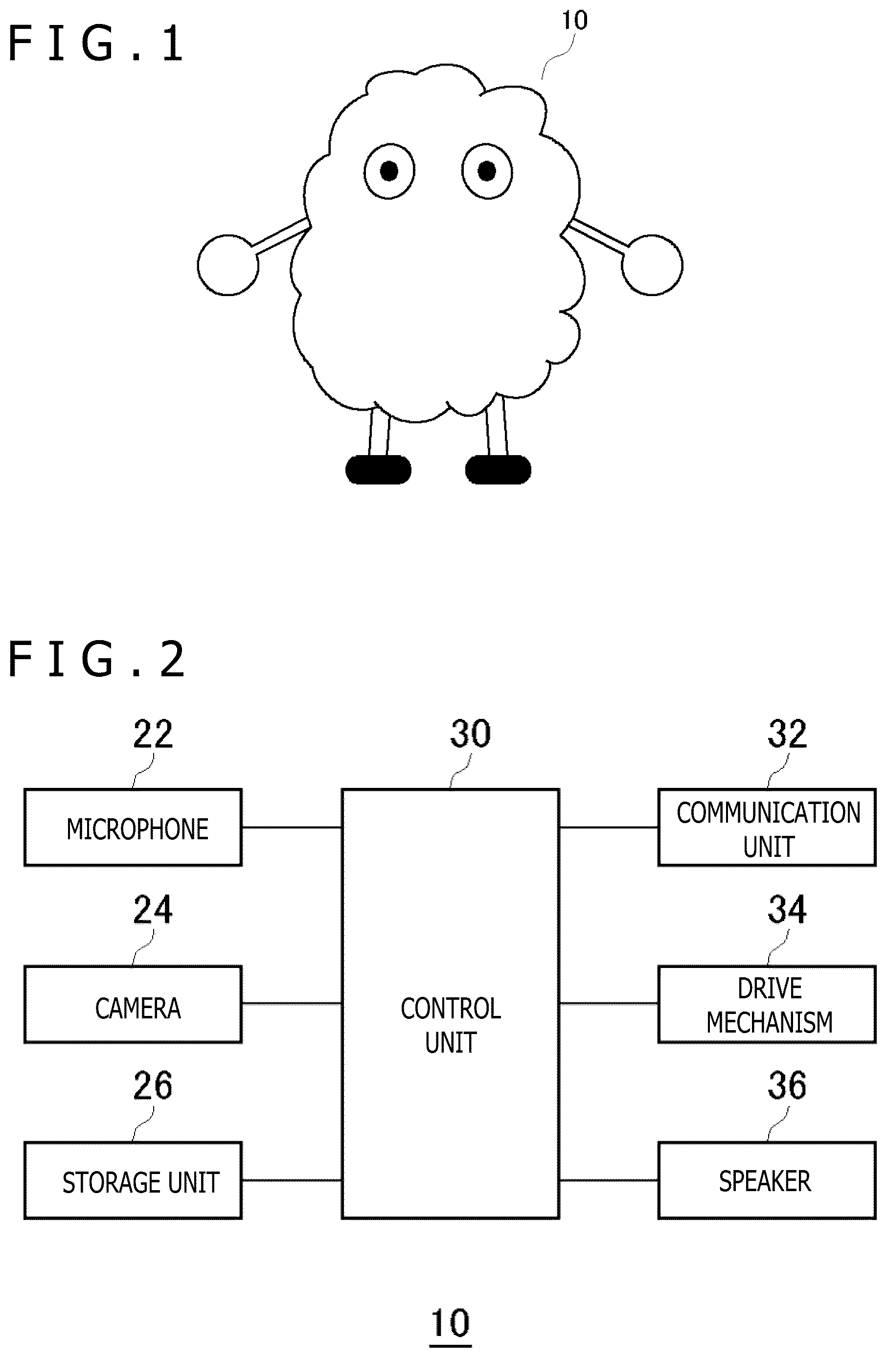 Patent US12403610 Figure 1 – Information processing device and action mode setting method