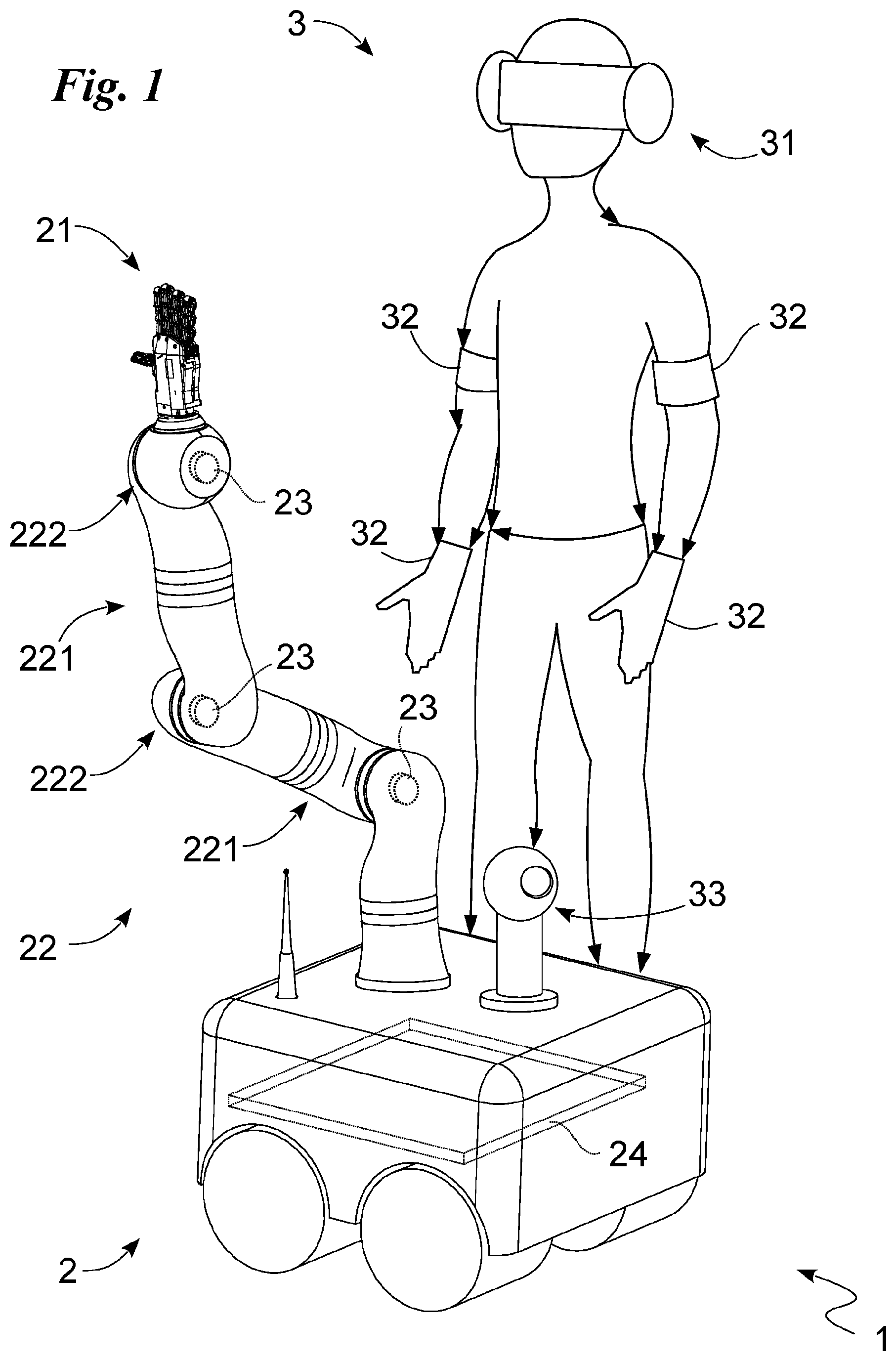 Patent US12403613 Figure 1 – Process of interacting with objects
