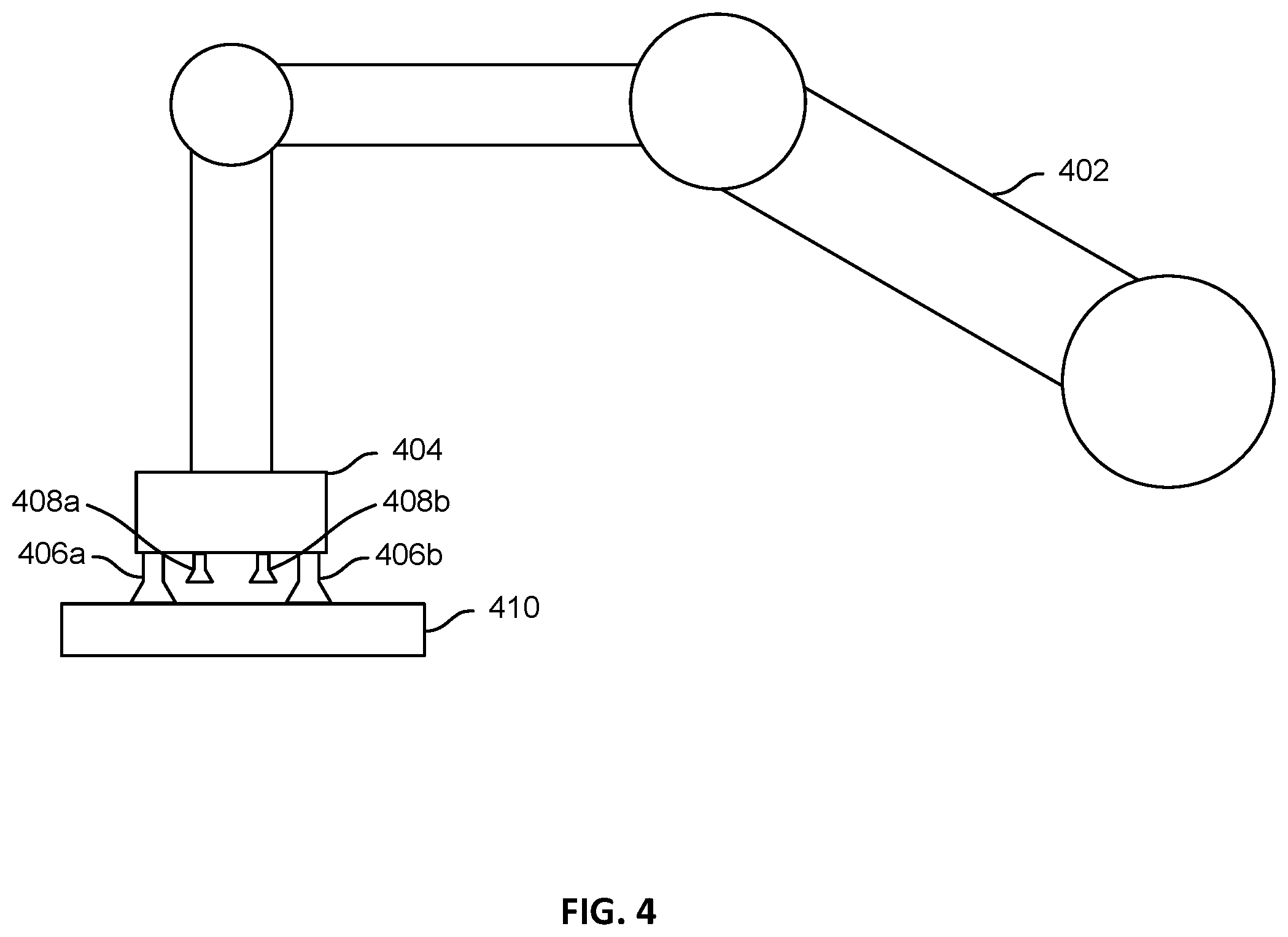 Patent US12403616 Figure 6 – Suction-based end effector with mixed cup sizes