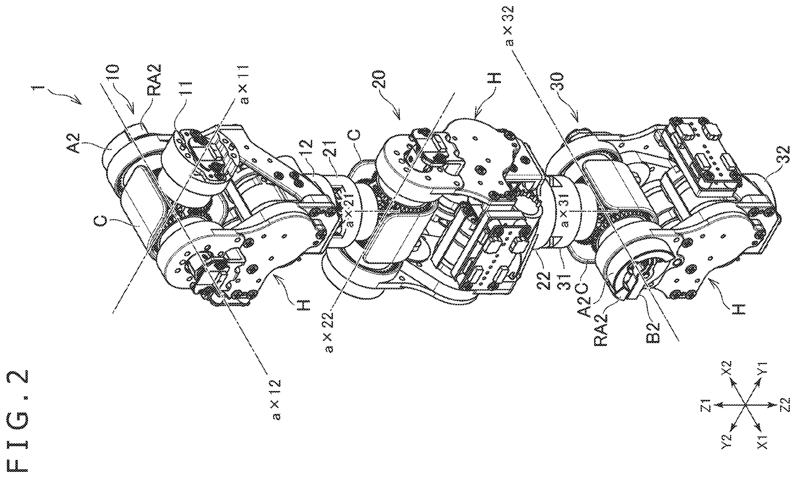 Patent US12403617 Figure 2 – Joint mechanism and multi-joint deviced