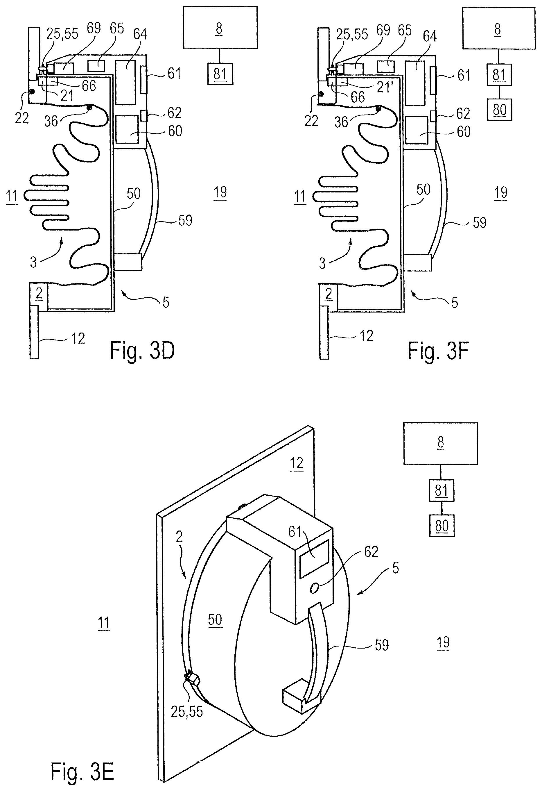 Patent US12403618 Figure 7 – Arrangement for protecting against unauthorized intervention in a containment using a work glove