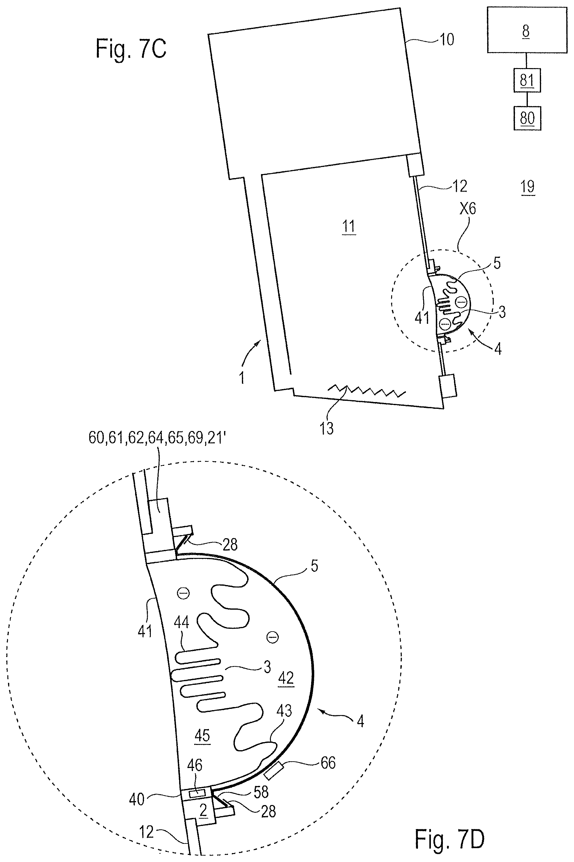 Patent US12403618 Figure 13 – Arrangement for protecting against unauthorized intervention in a containment using a work glove