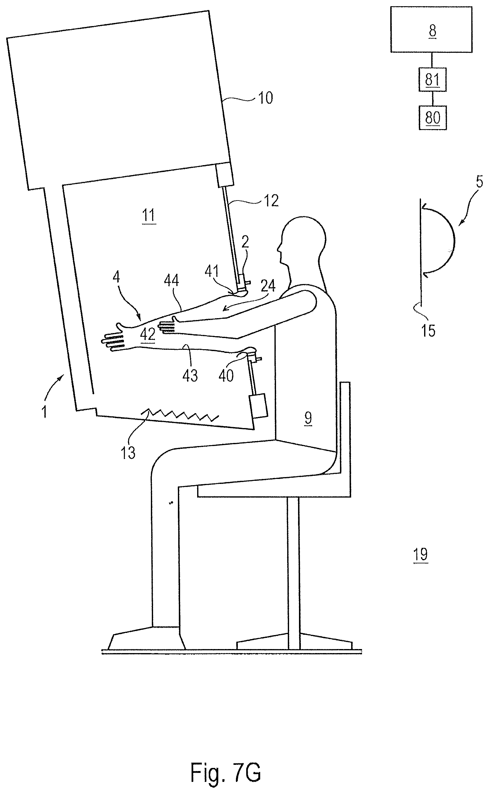 Patent US12403618 Figure 15 – Arrangement for protecting against unauthorized intervention in a containment using a work glove
