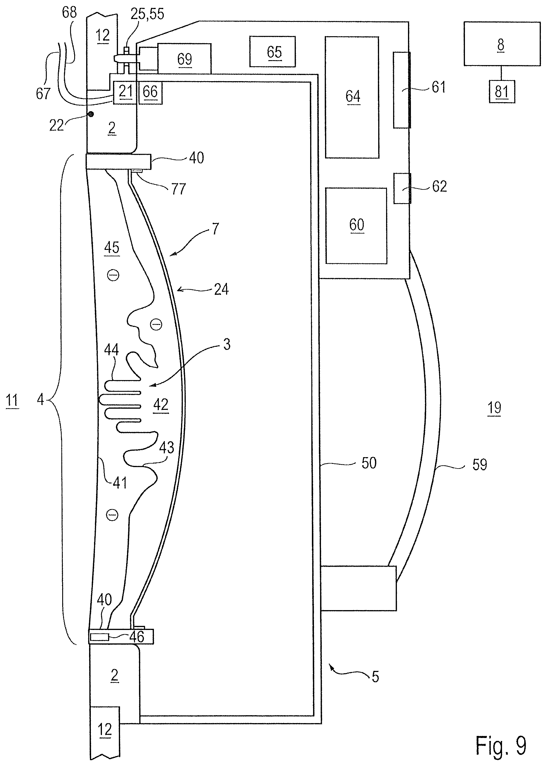 Patent US12403618 Figure 17 – Arrangement for protecting against unauthorized intervention in a containment using a work glove