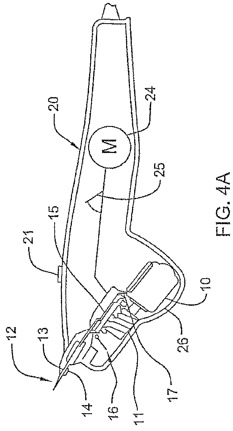 Patent US12403619 Figure 5 – Hair clippers with flexing electrically adjustable blades