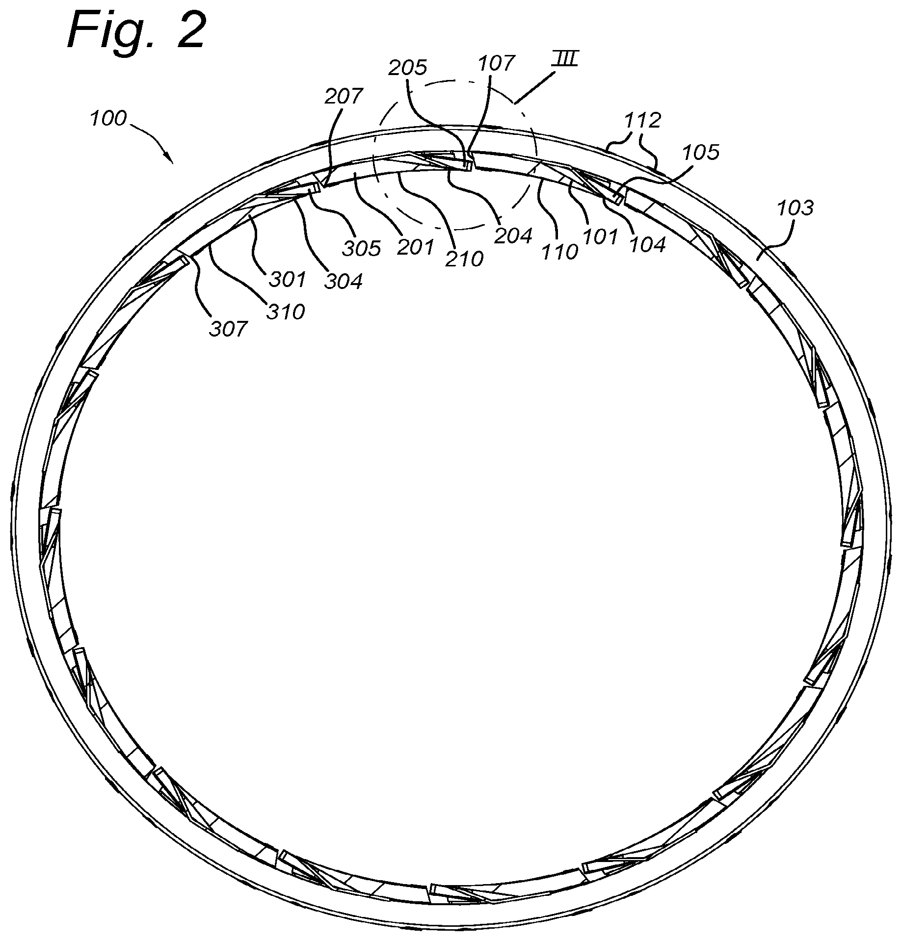 Patent US12403620 Figure 2 – Cutting head for a centrifugal cutting apparatus and centrifugal cutting apparatus equipped with same