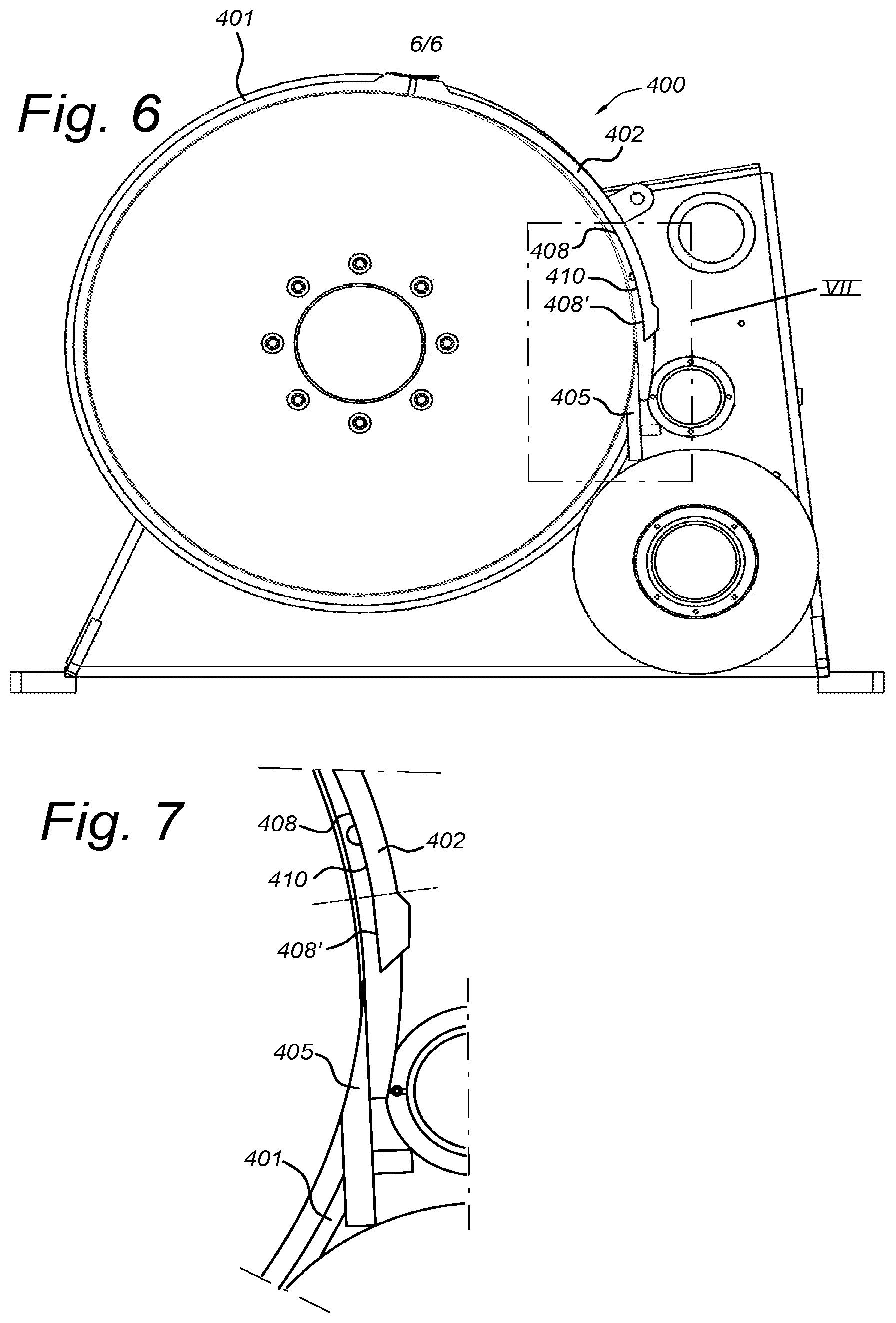 Patent US12403620 Figure 6 – Cutting head for a centrifugal cutting apparatus and centrifugal cutting apparatus equipped with same