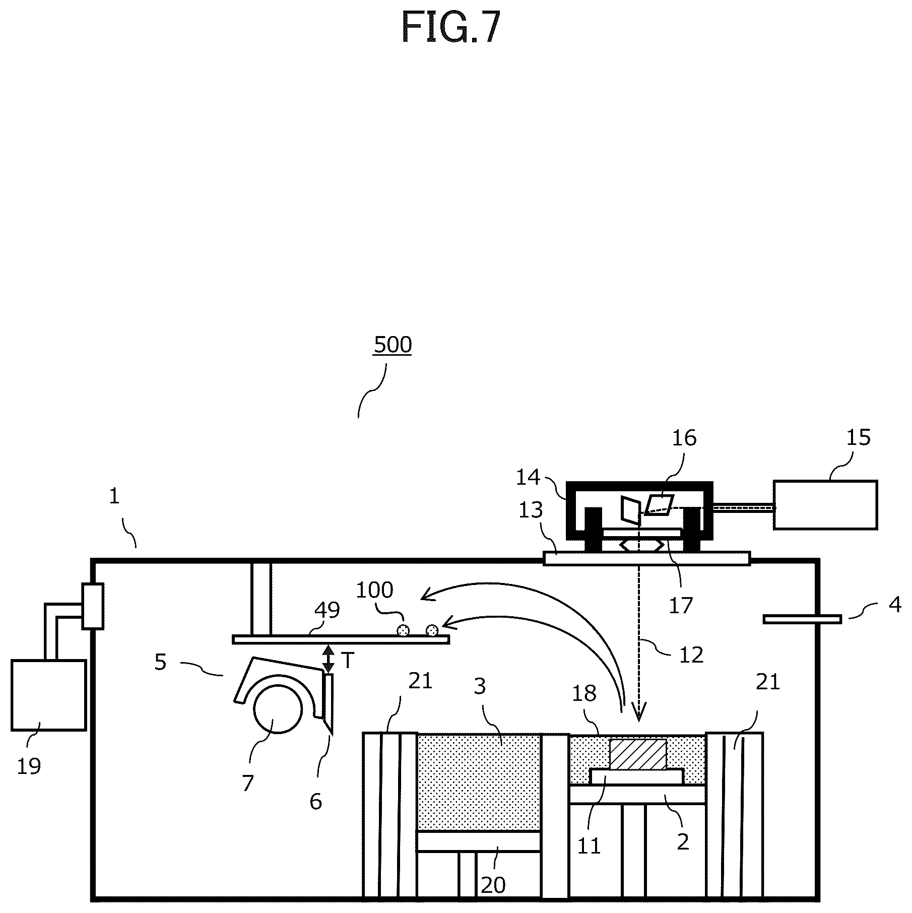 Patent US12403624 Figure 7 – Additive manufacturing apparatus and method of manufacturing three-dimensionally shaped object