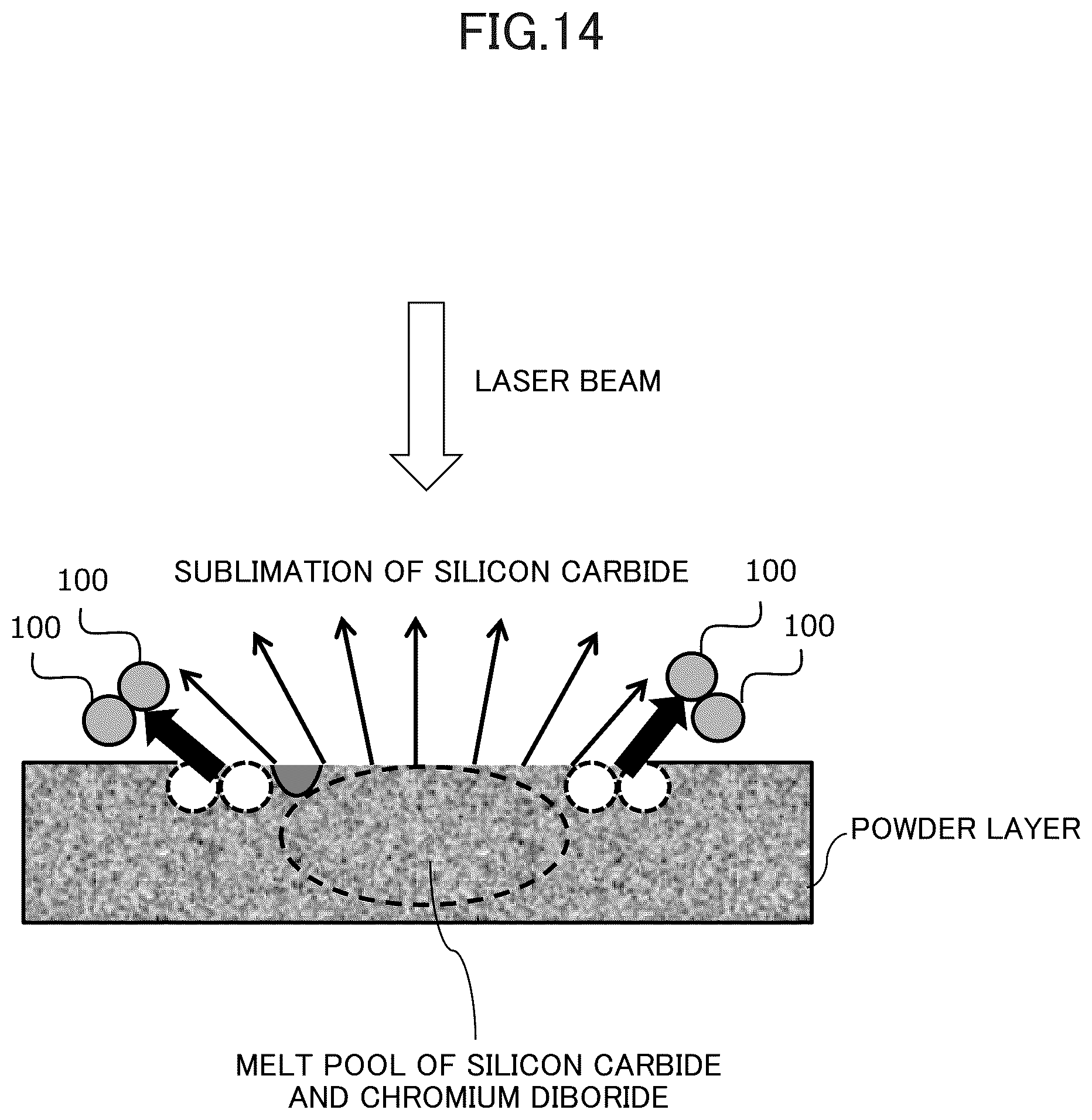 Patent US12403624 Figure 14 – Additive manufacturing apparatus and method of manufacturing three-dimensionally shaped object