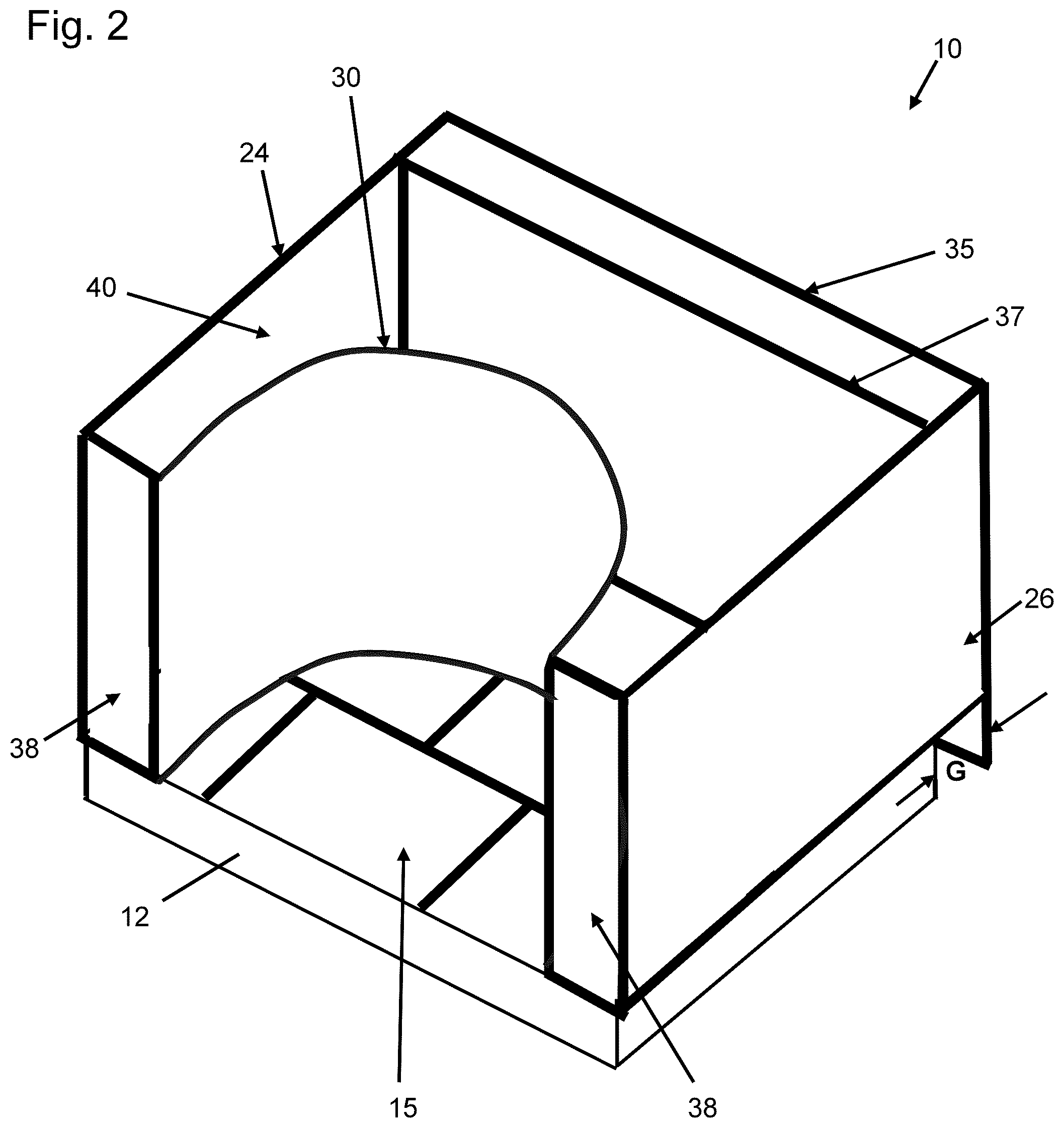Patent US12403626 Figure 2 – Pipe collar, mold and method