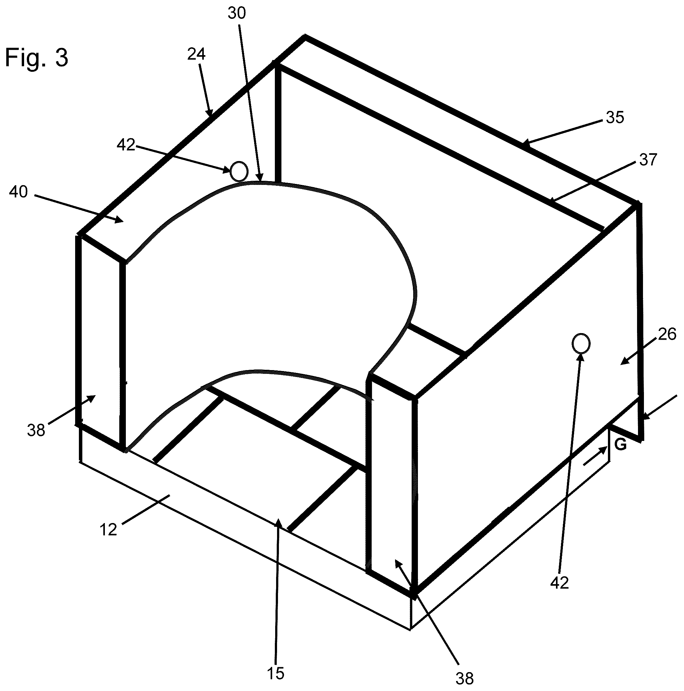 Patent US12403626 Figure 3 – Pipe collar, mold and method