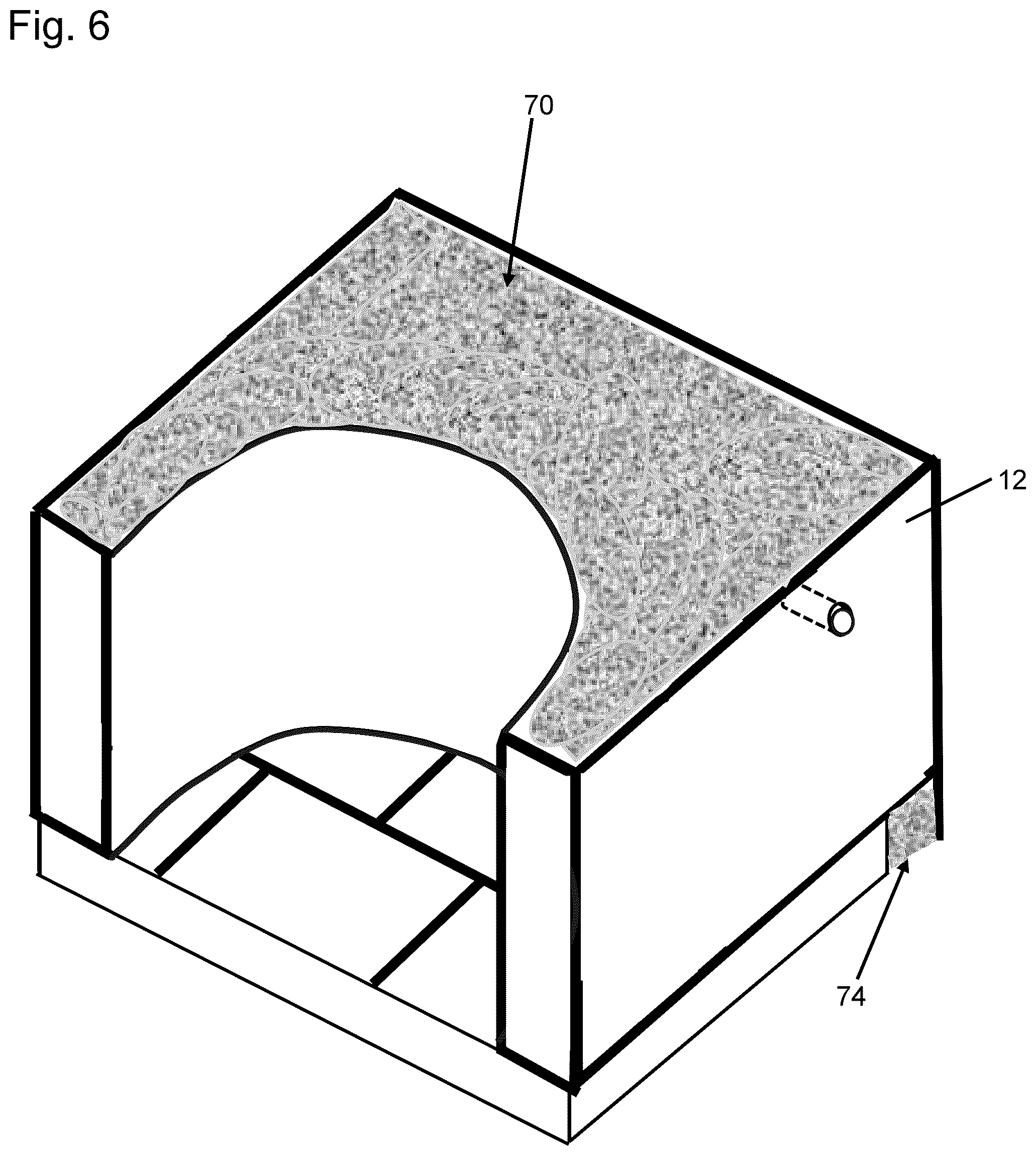 Patent US12403626 Figure 6 – Pipe collar, mold and method