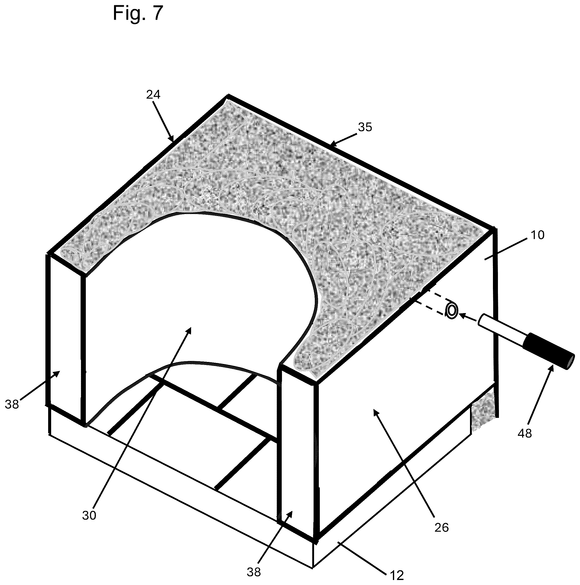 Patent US12403626 Figure 7 – Pipe collar, mold and method