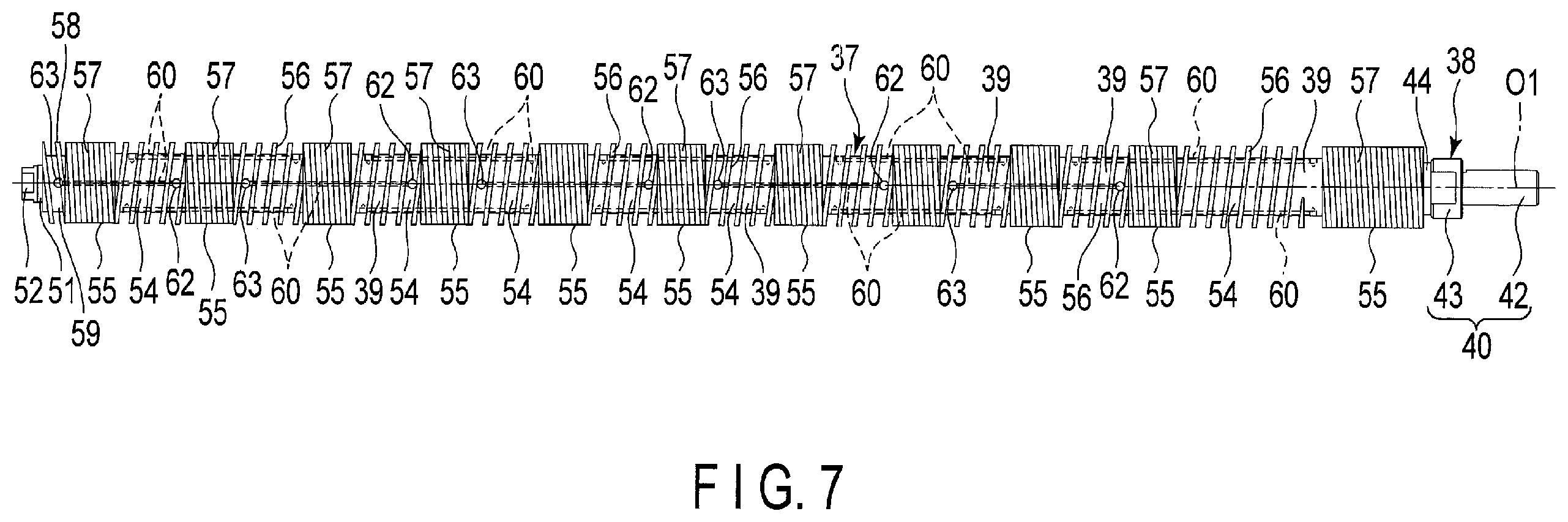 Patent US12403628 Figure 5 – Kneading method for use with kneading apparatus with first and second extruders
