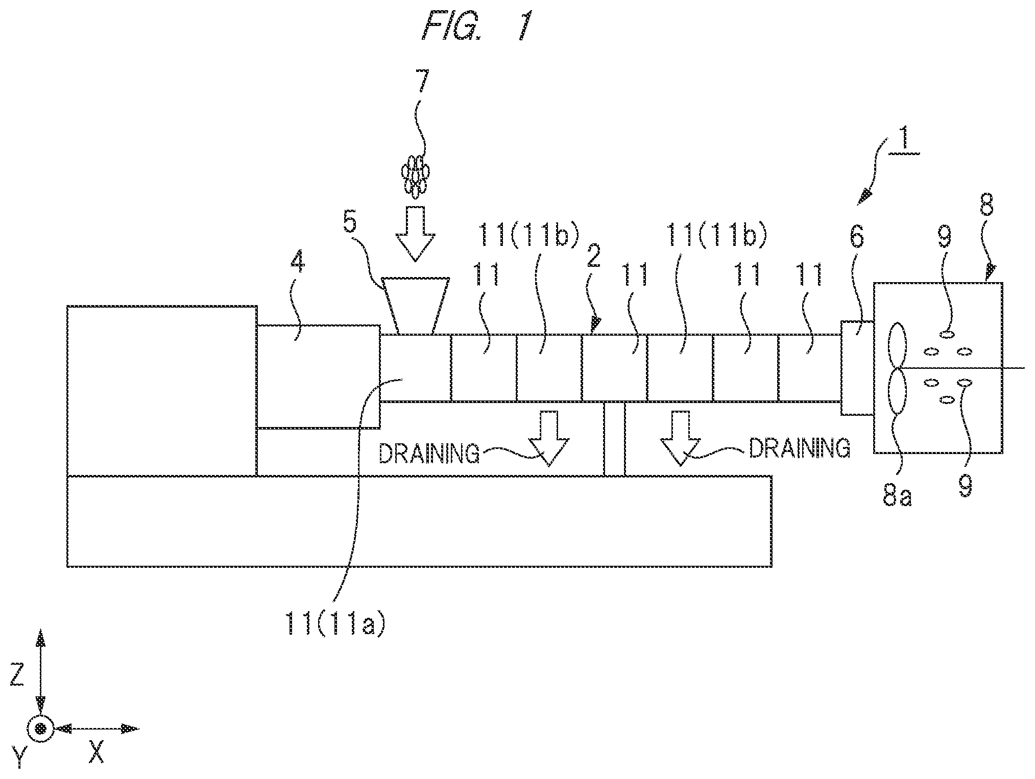 Patent US12403630 Figure 1 – Extruder, dehydration cylinder, dehydrating method and manufacturing method of resin pellet