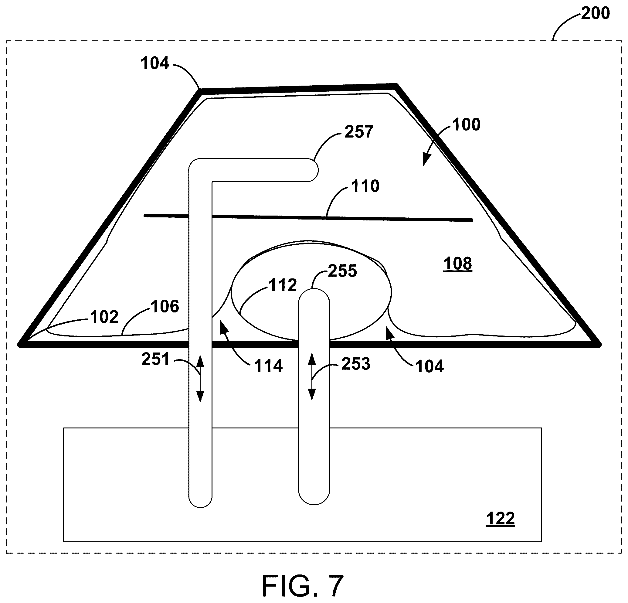 Patent US12403633 Figure 7 – System for heating contoured surface of structural member