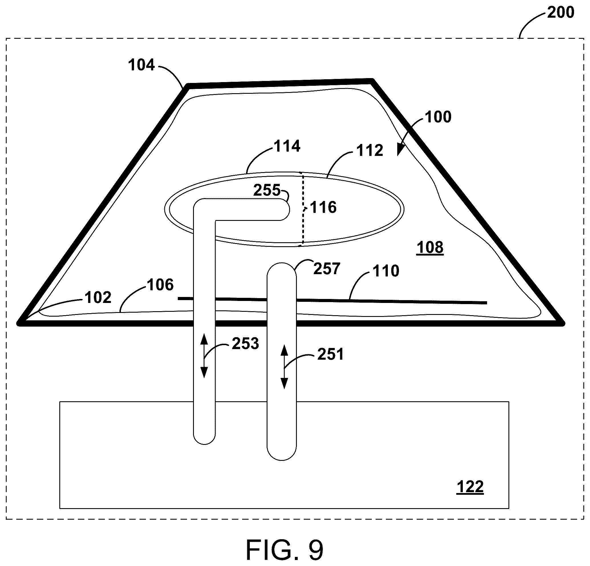 Patent US12403633 Figure 9 – System for heating contoured surface of structural member