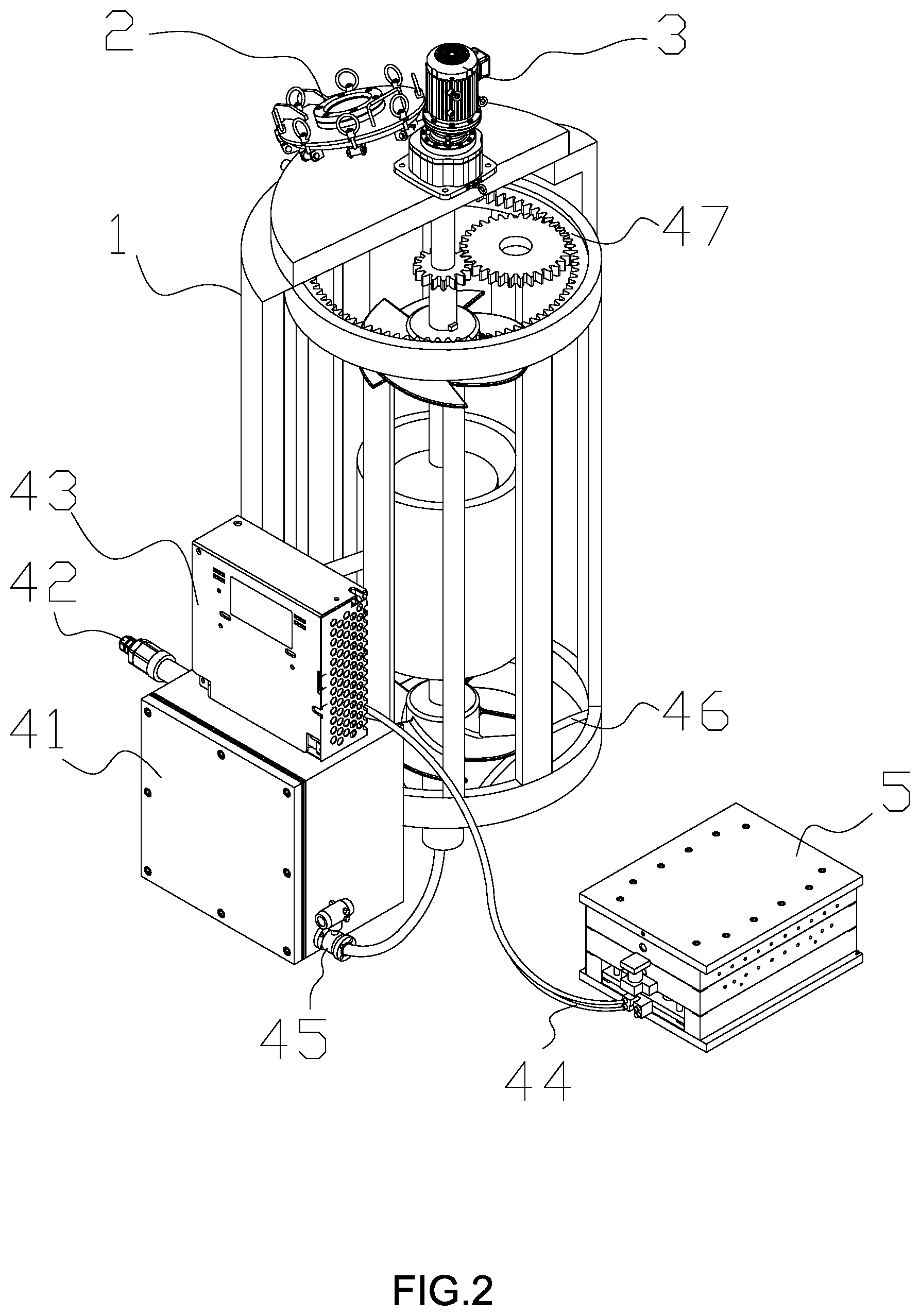 Patent US12403636 Figure 2 – Supercritical in-mold foam forming device with pretreatment function and foaming method thereof