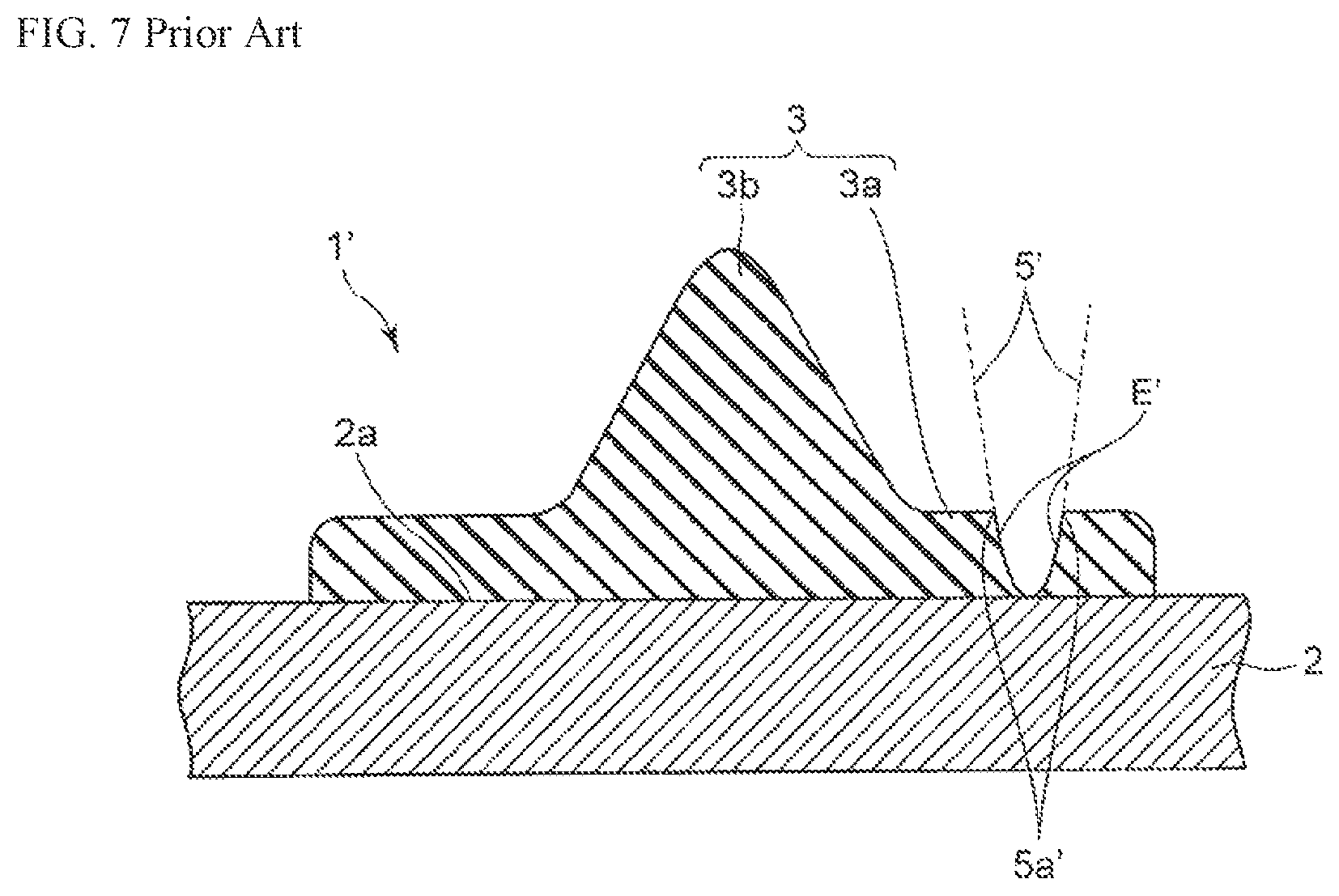 Patent US12403637 Figure 4 – Molding die for molding an endless-shaped gasket made of an elastic material along a surface of a plate-like base material