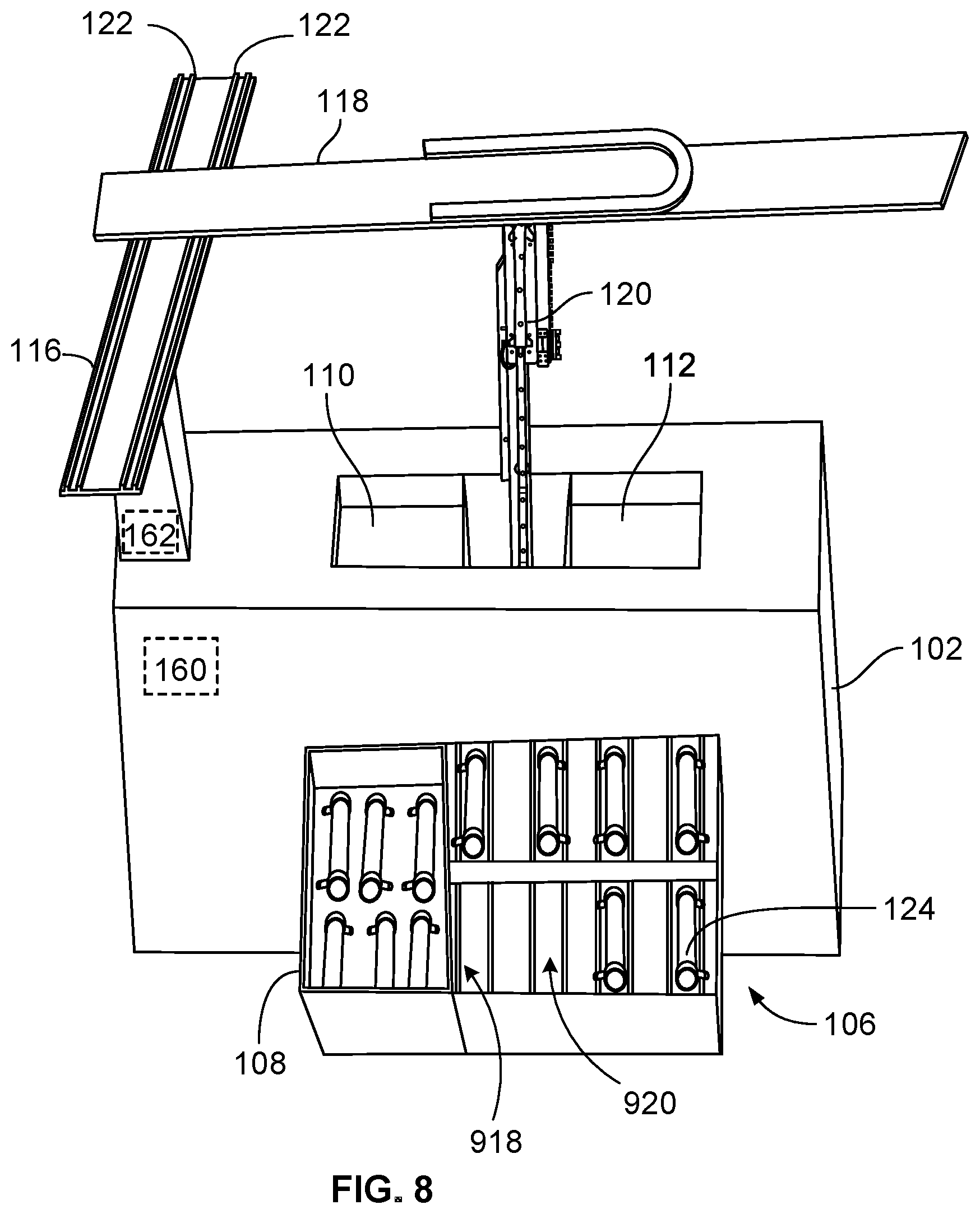 Patent US12403639 Figure 8 – Dialyzer manufacturing tool