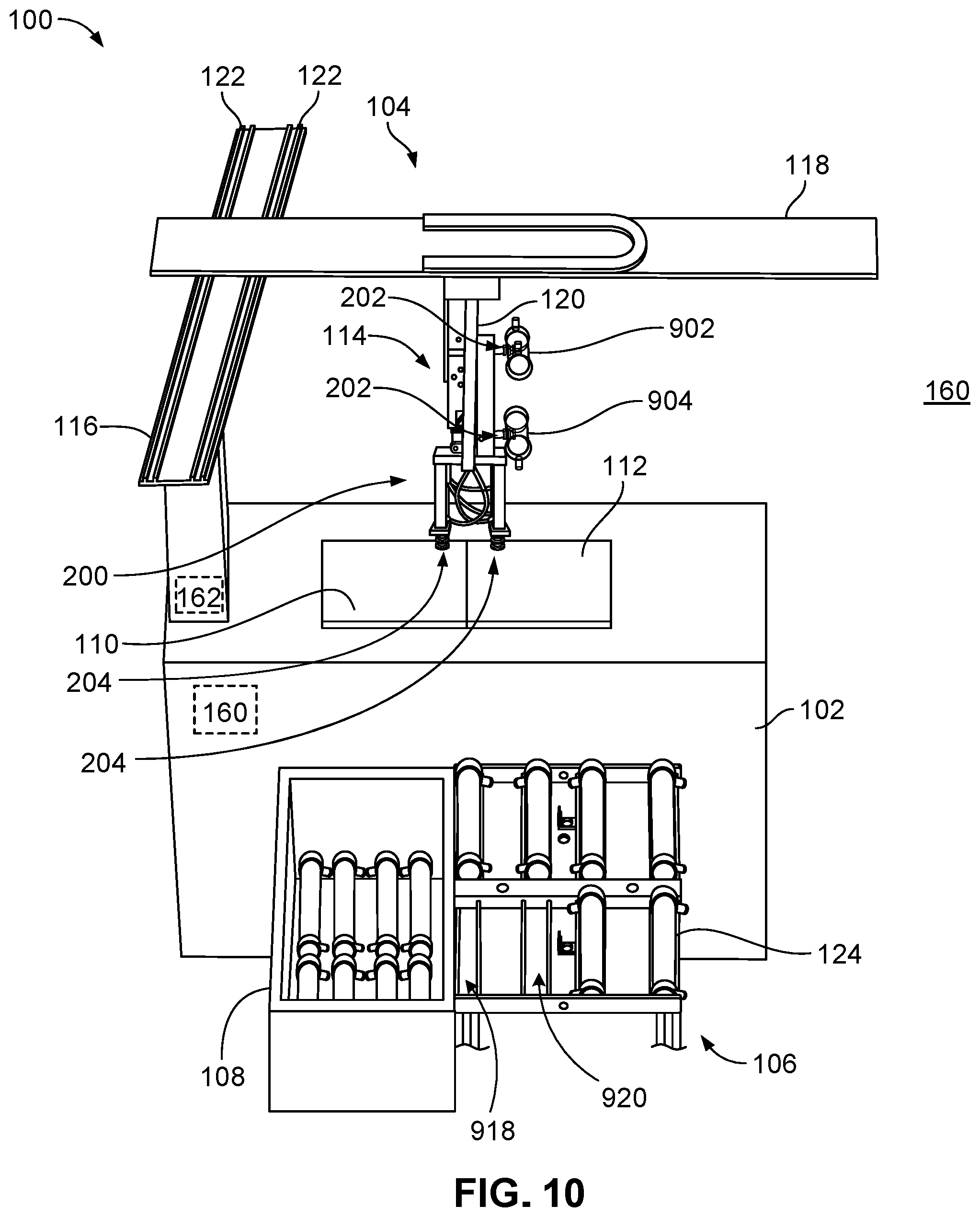 Patent US12403639 Figure 10 – Dialyzer manufacturing tool
