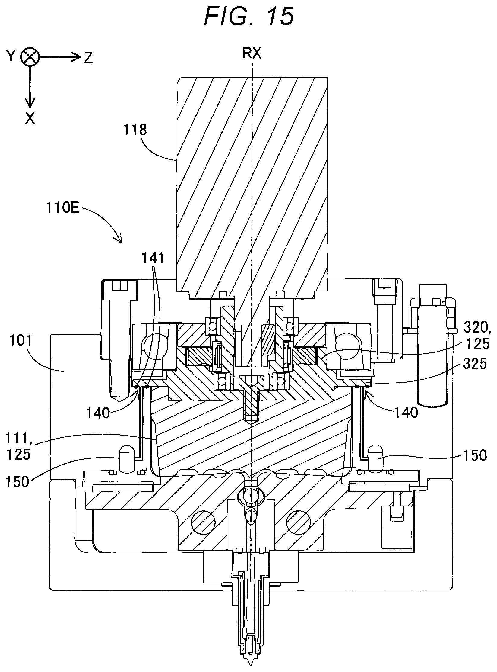 Patent US12403640 Figure 14 – Plasticizing device, injection molding device, and three-dimensional shaping device