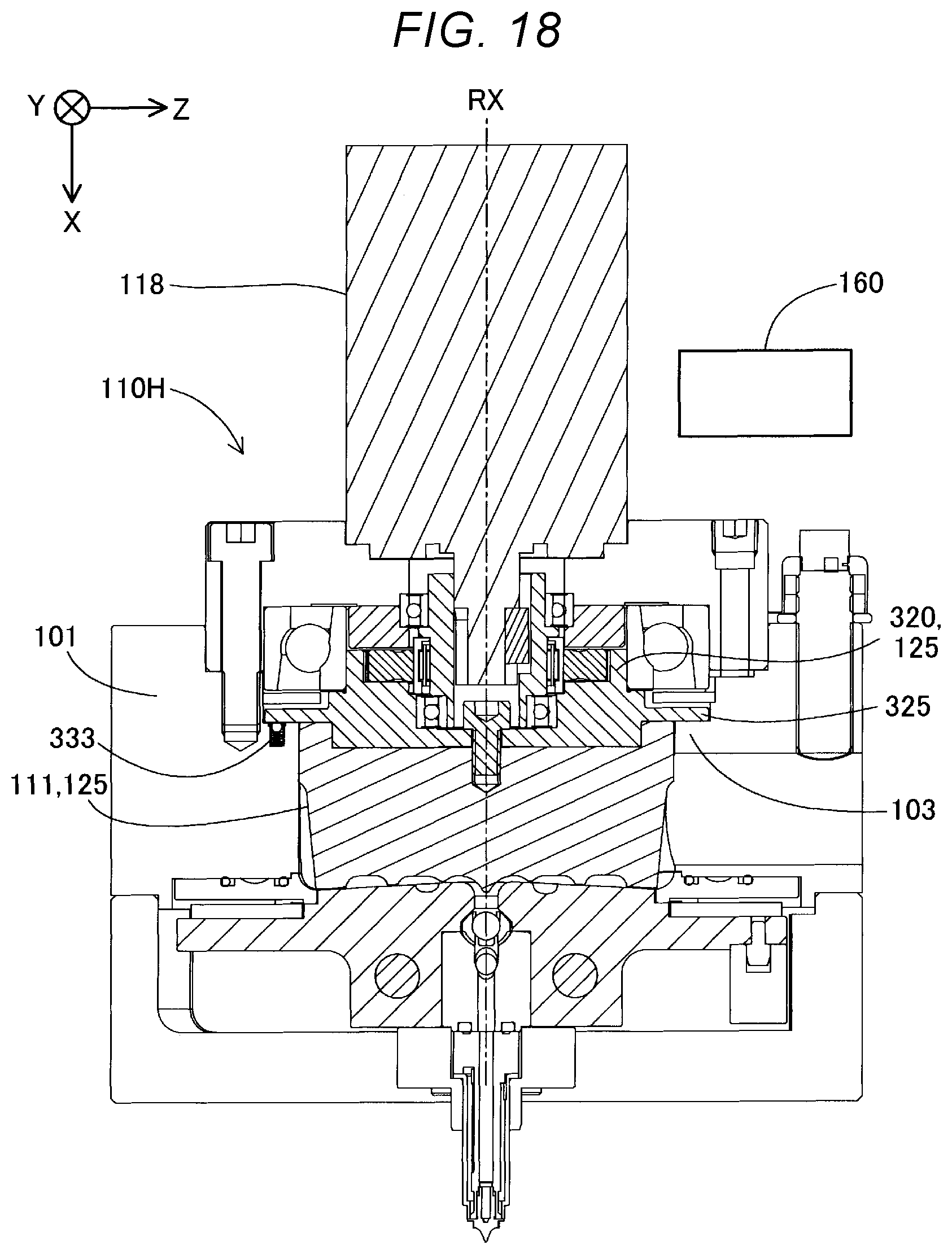 Patent US12403640 Figure 17 – Plasticizing device, injection molding device, and three-dimensional shaping device