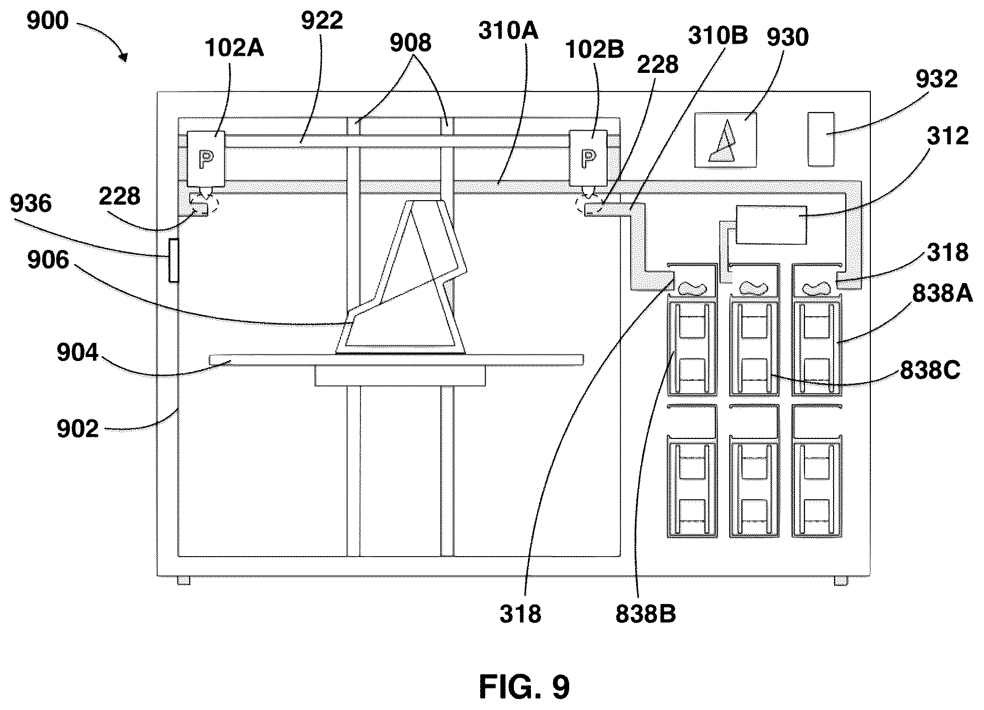 Patent US12403659 Figure 5 – Auxiliary material handling unit (AMHU)