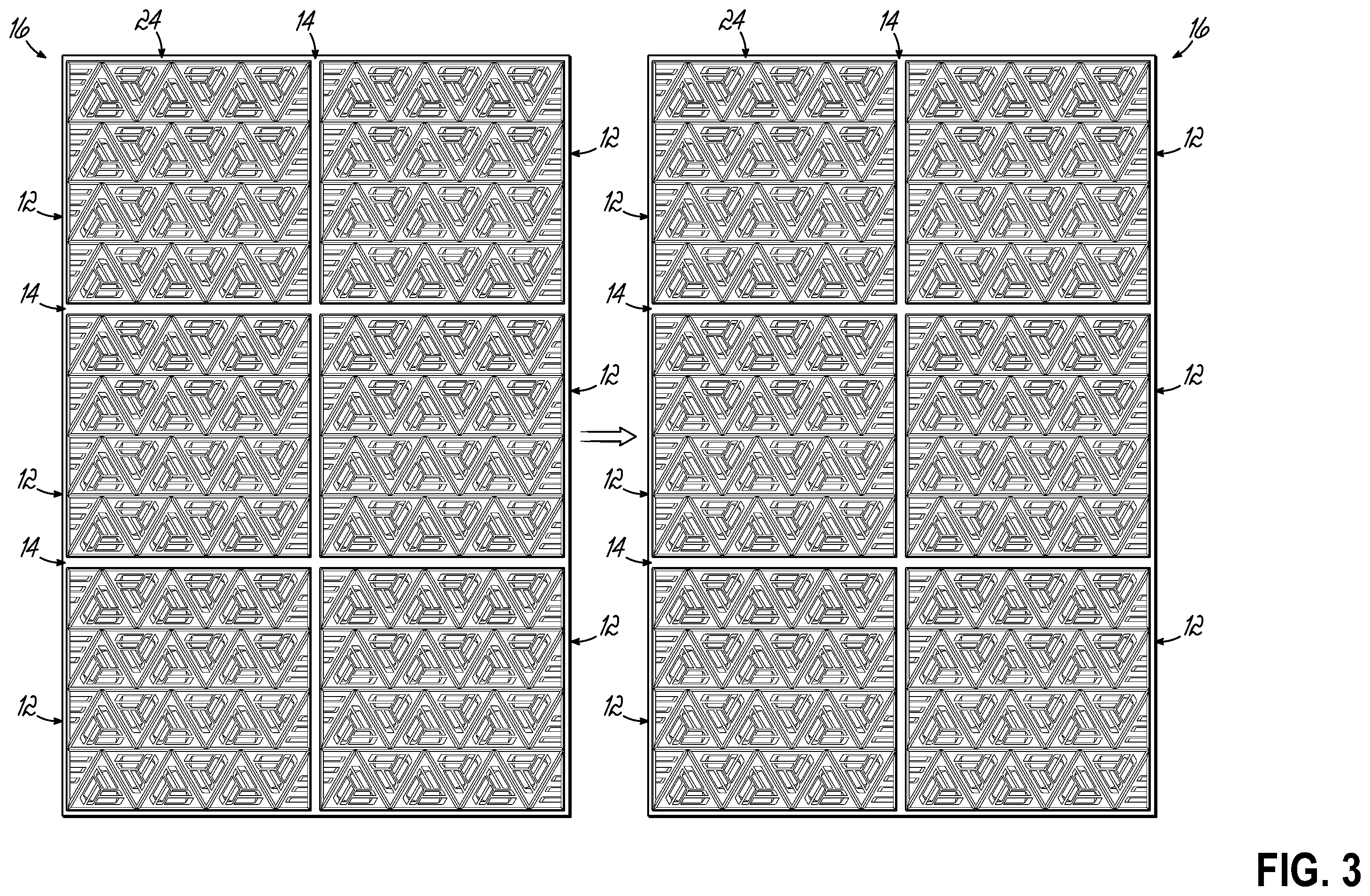 Patent US12403664 Figure 3 – Production of floor mats