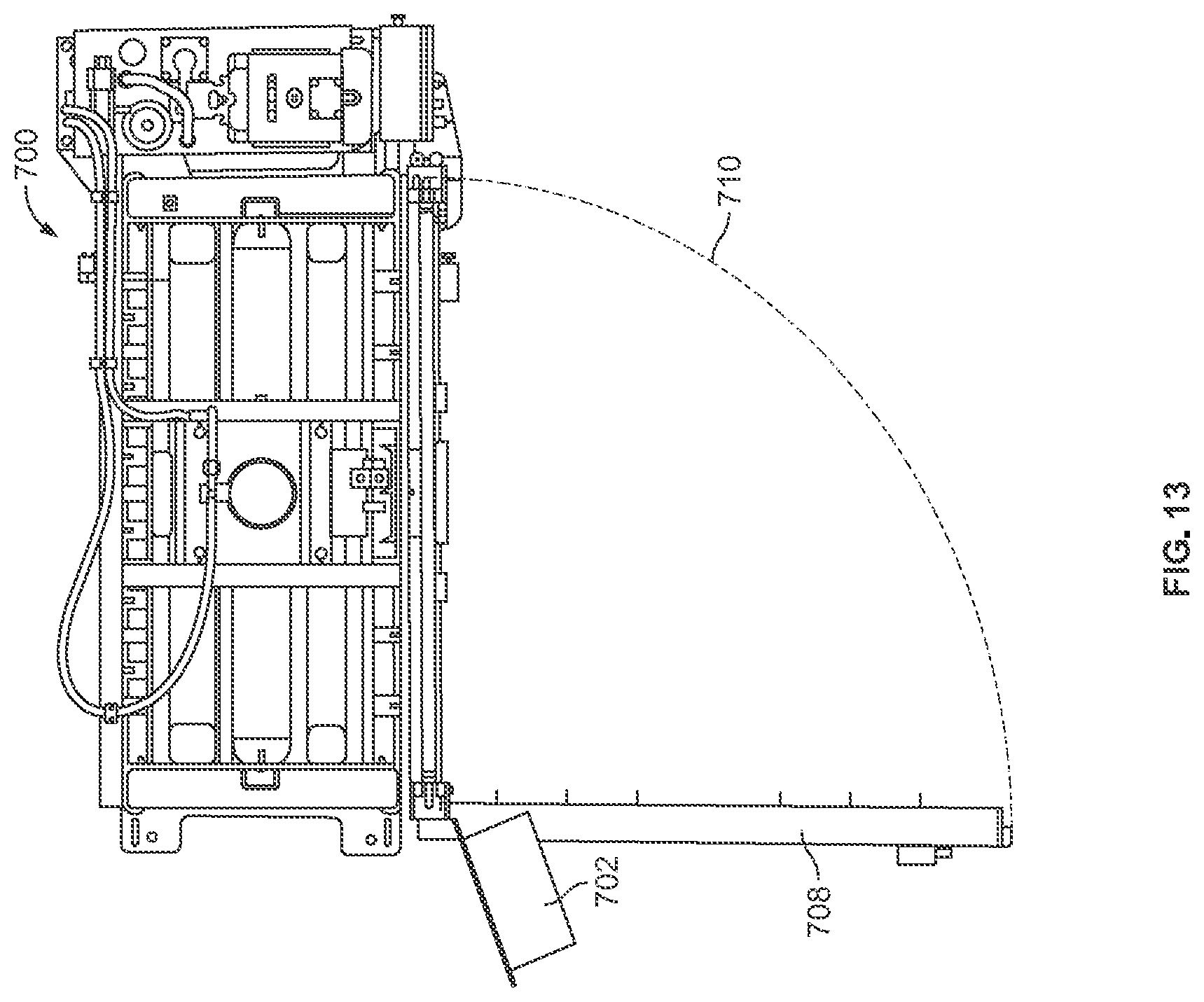 Patent US12403668 Figure 11 – Vertical refuse baler