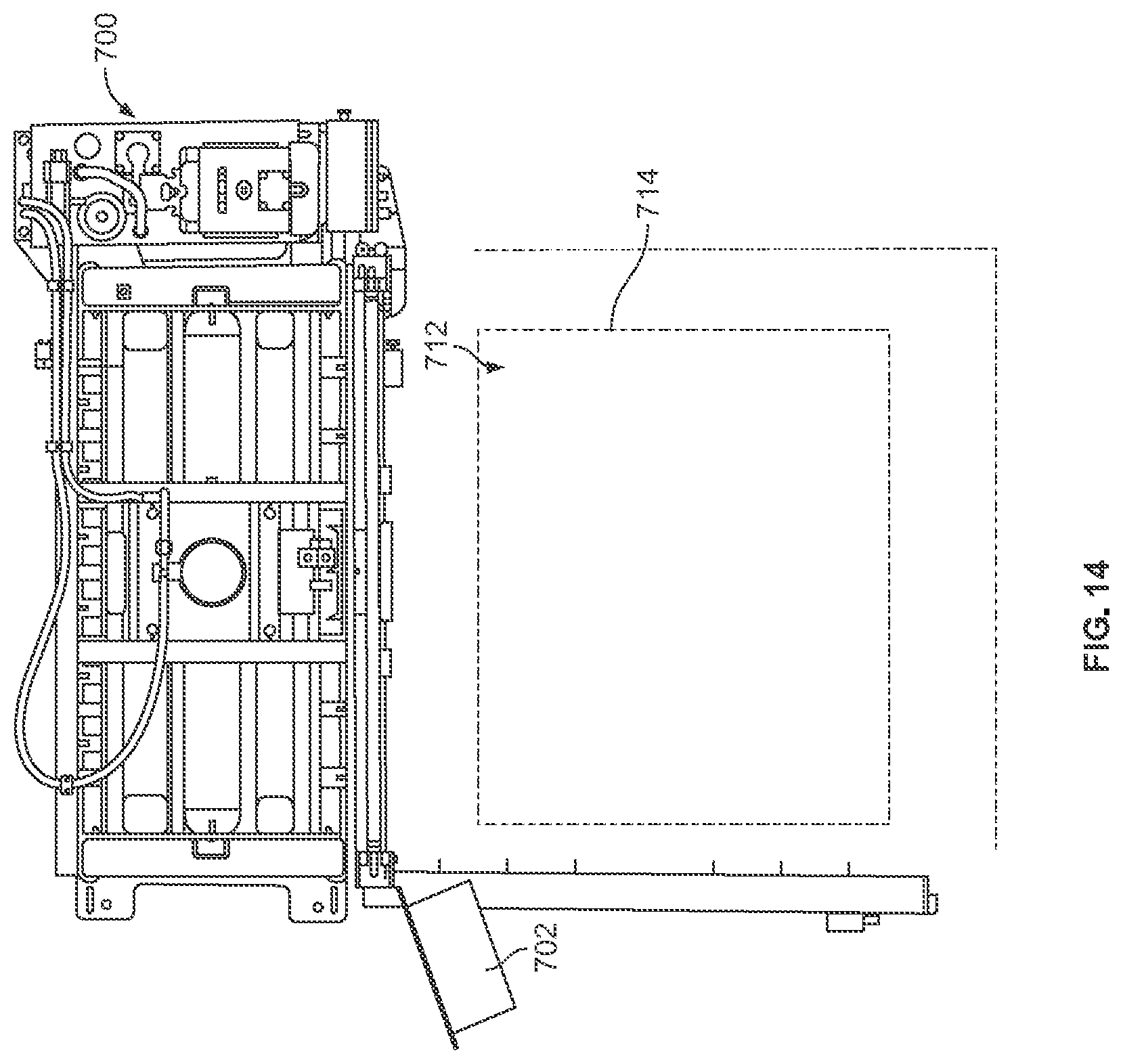 Patent US12403668 Figure 12 – Vertical refuse baler