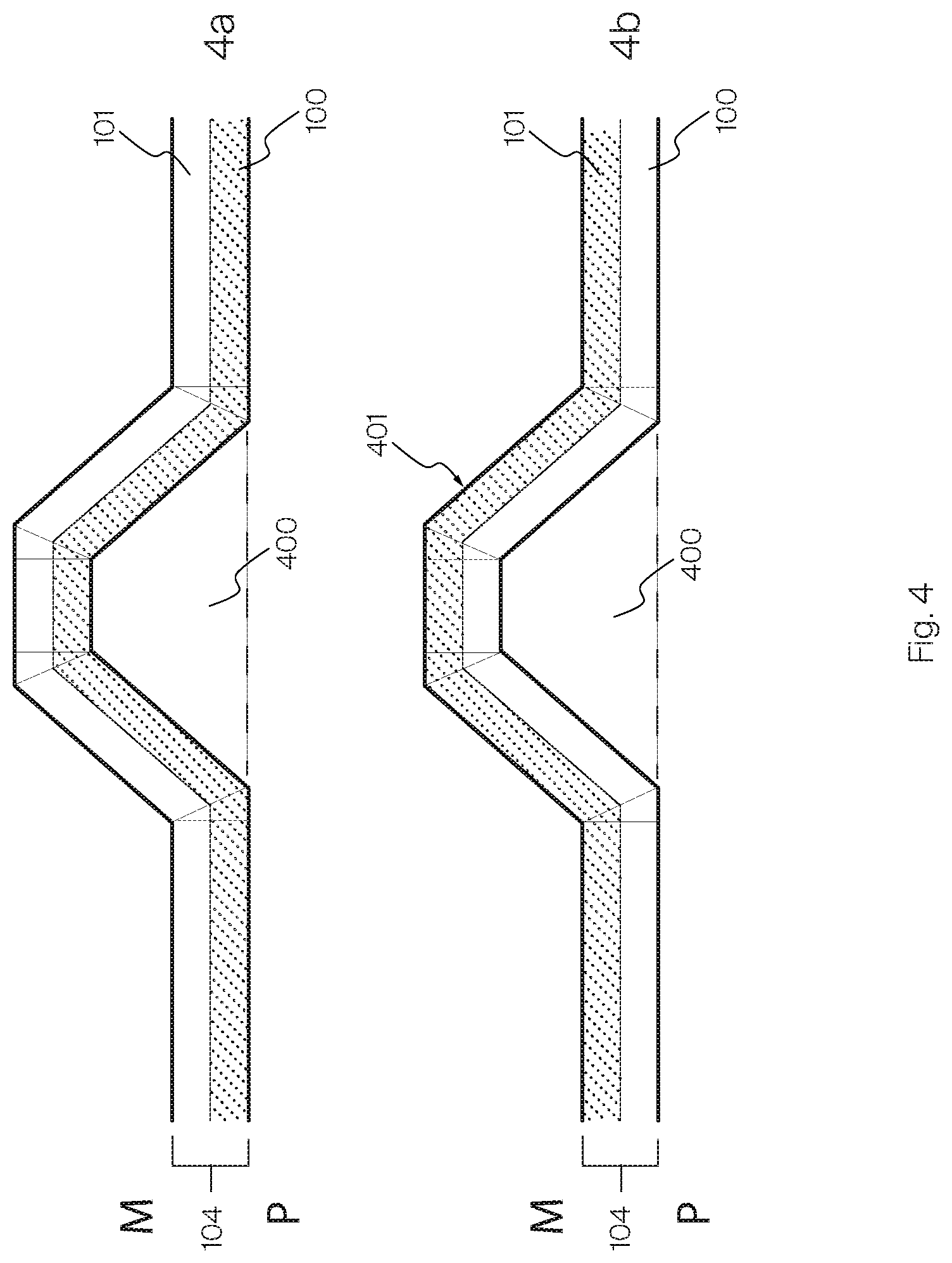 Patent US12403669 Figure 4 – Method and tool for embossing of barrier paper